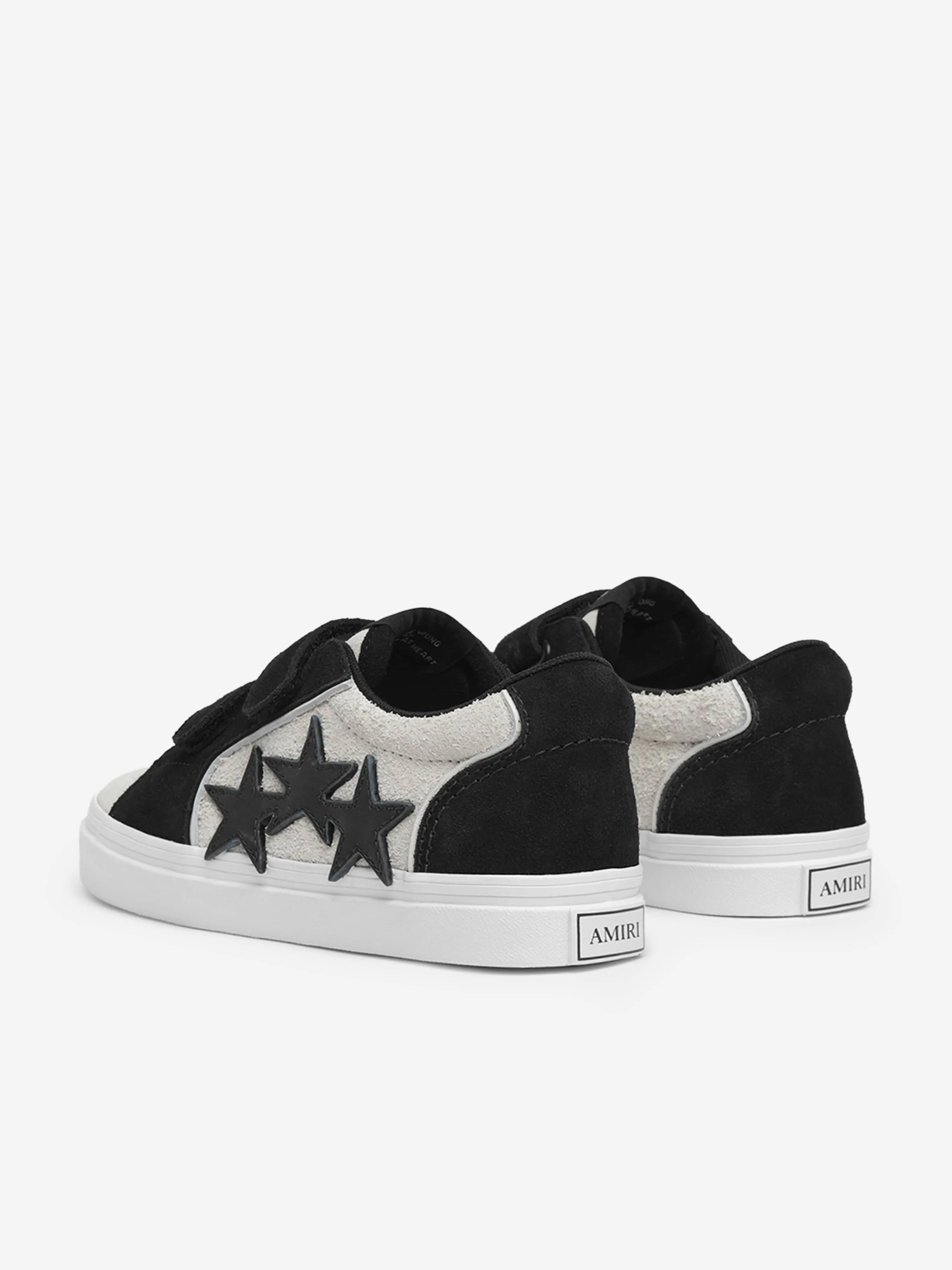 Amiri Kids Leather Sunset Skate Low Trainers in Black