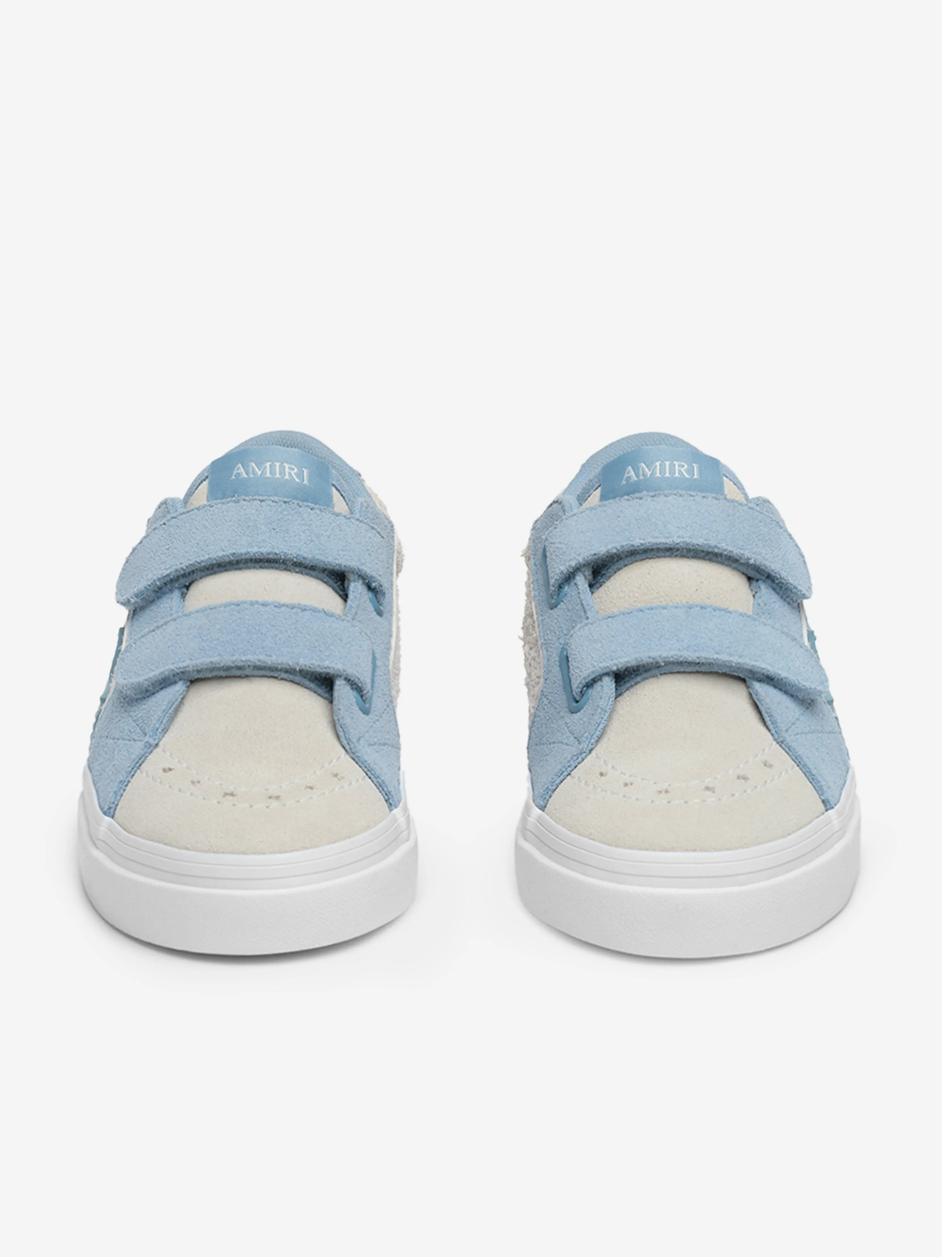 Amiri Kids Leather Sunset Skate Low Trainers in Blue