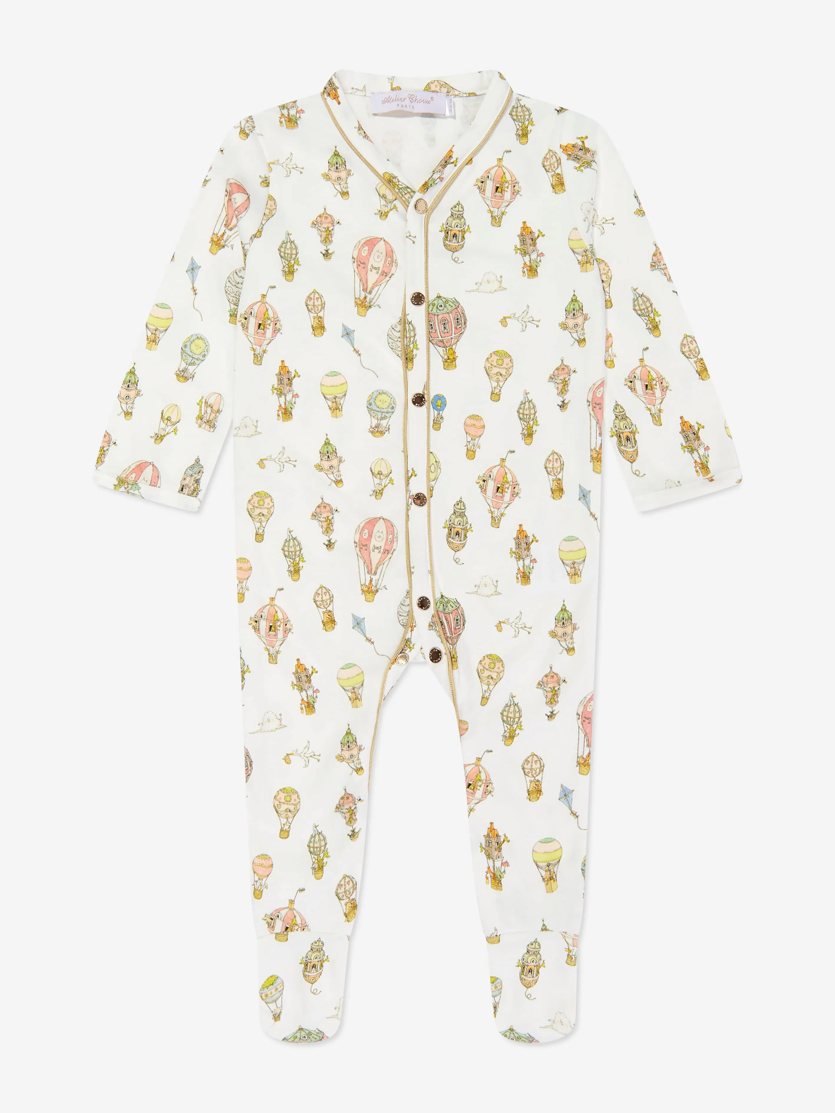 Atelier Choux Baby Carousel Luxury Gift Set in White