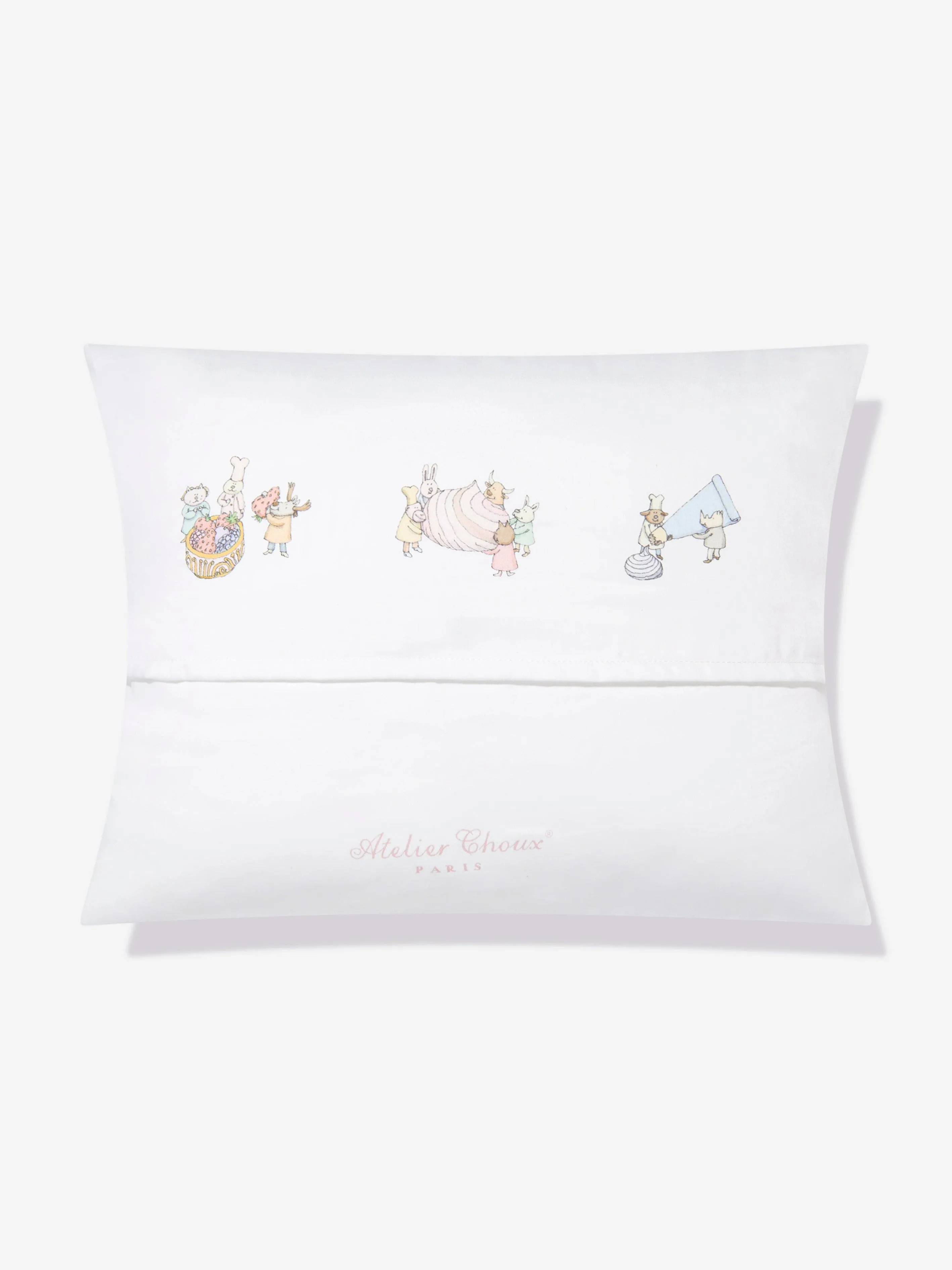 Atelier Choux Baby Satin Le Gateau Cushion Cover in Multicolour (40 cm x 30 cm)