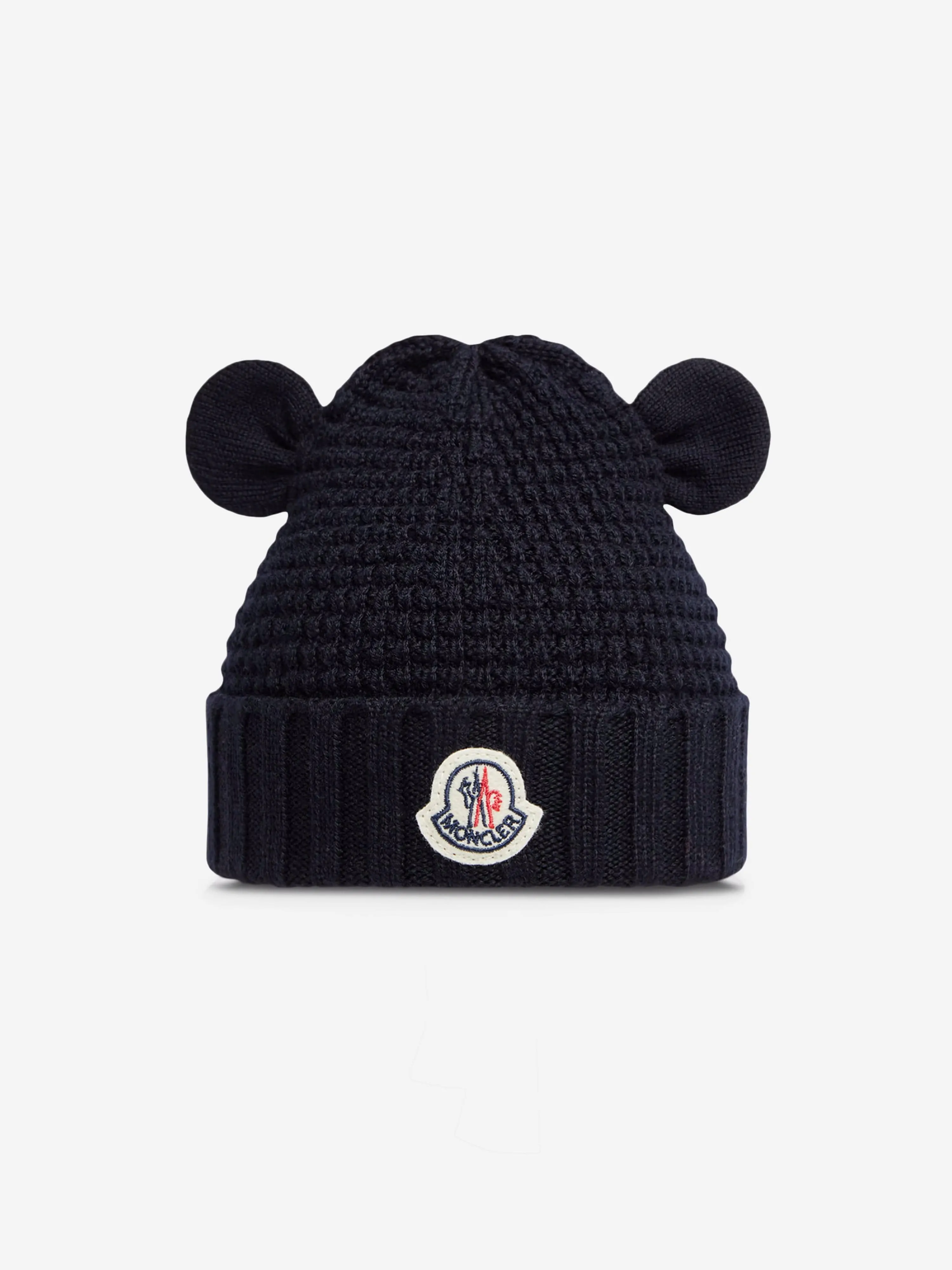 Baby Beanie Hat with Ears in Navy