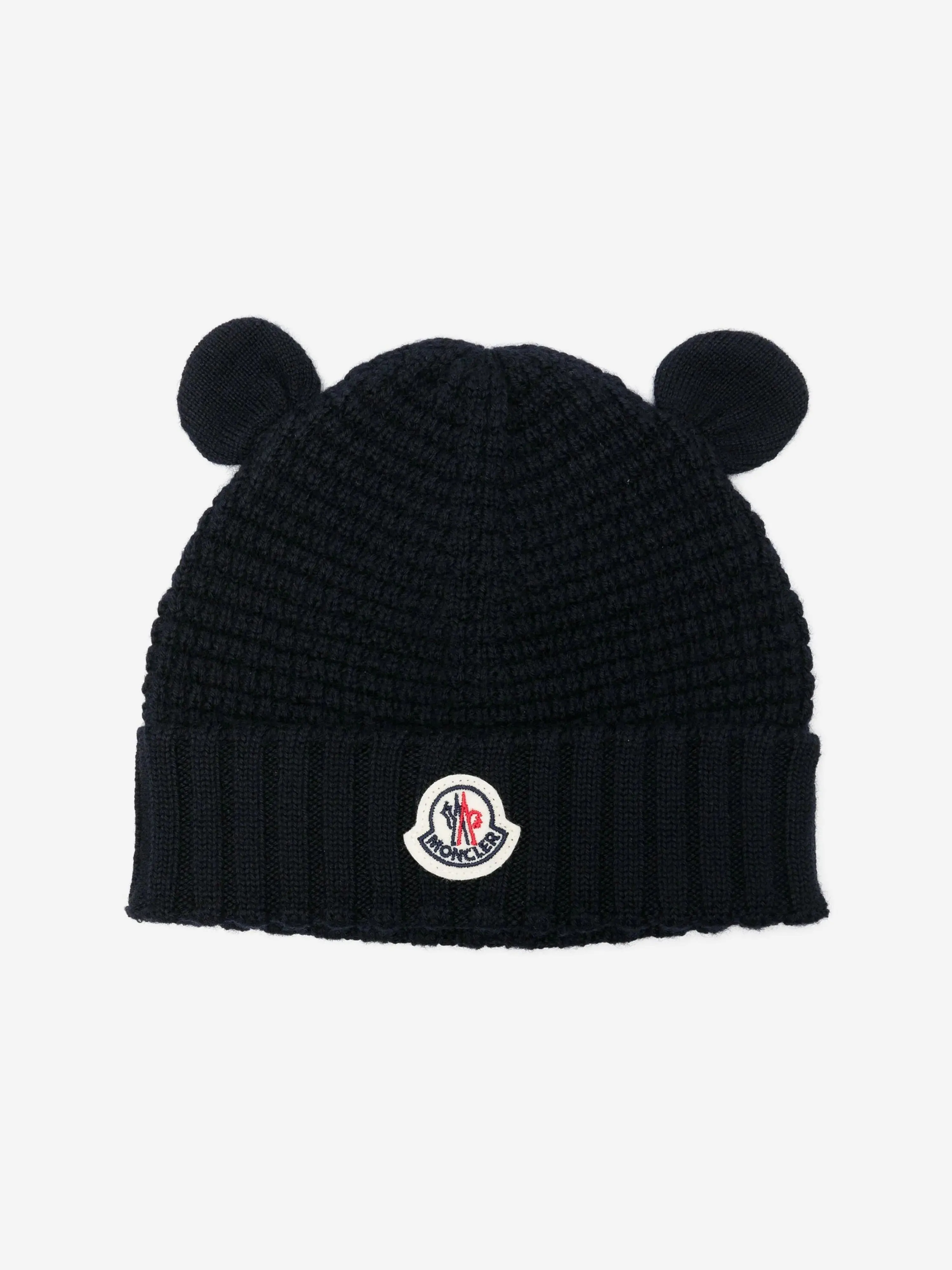 Baby Beanie Hat with Ears in Navy