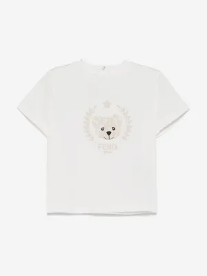Baby Bear Logo T-Shirt in White