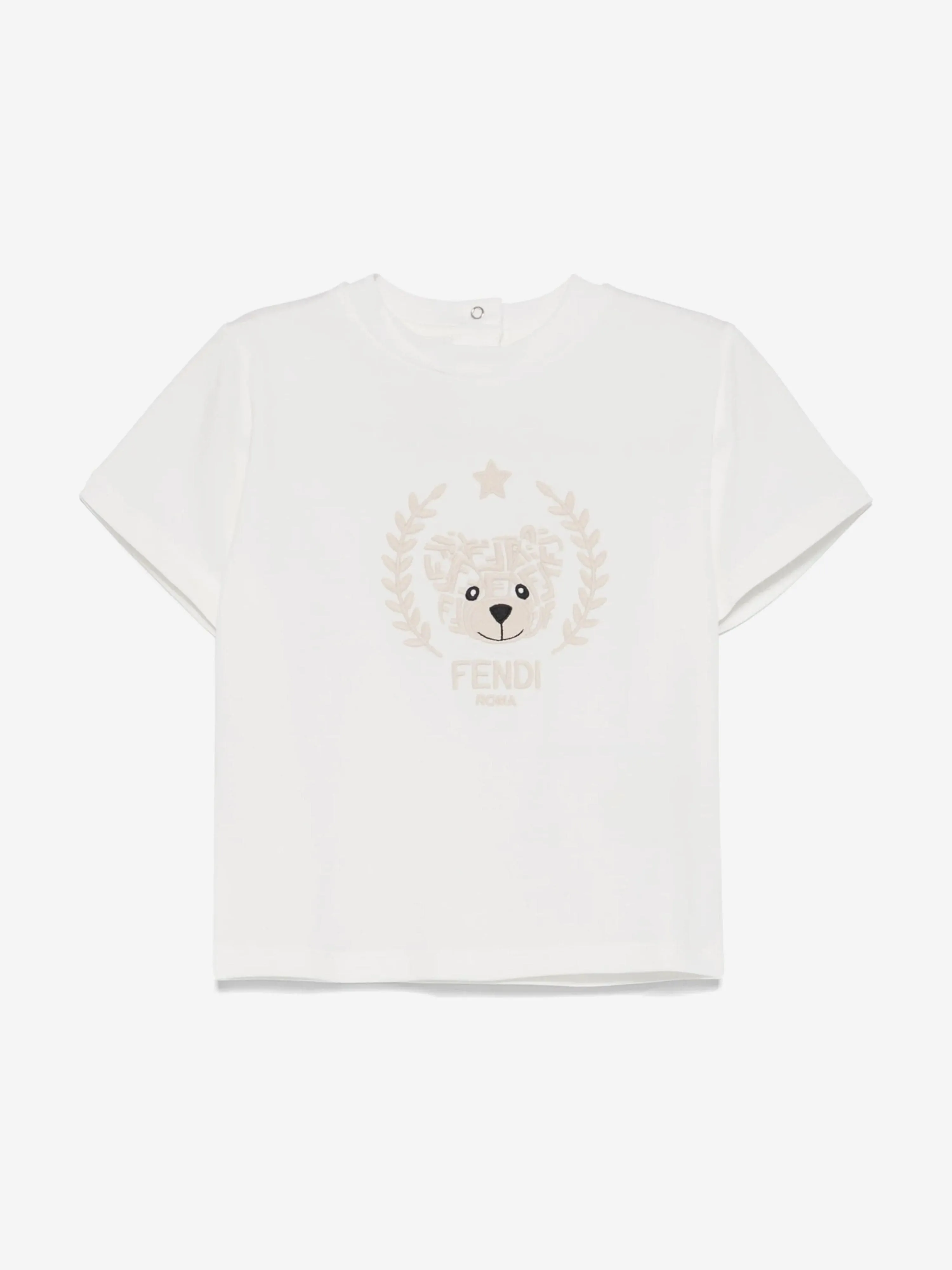 Baby Bear Logo T-Shirt in White