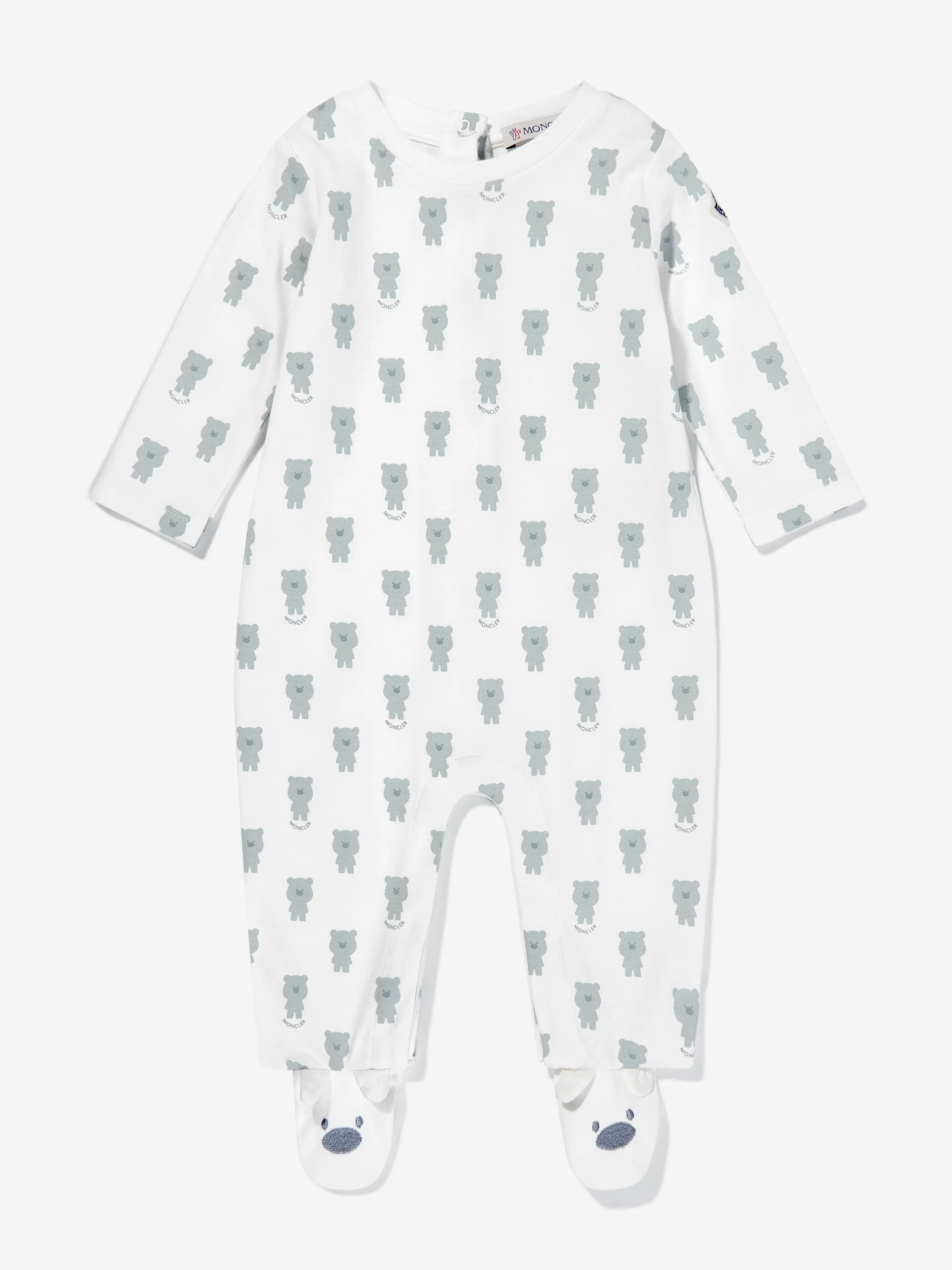 Baby Boys Babygrow Set in Ivory