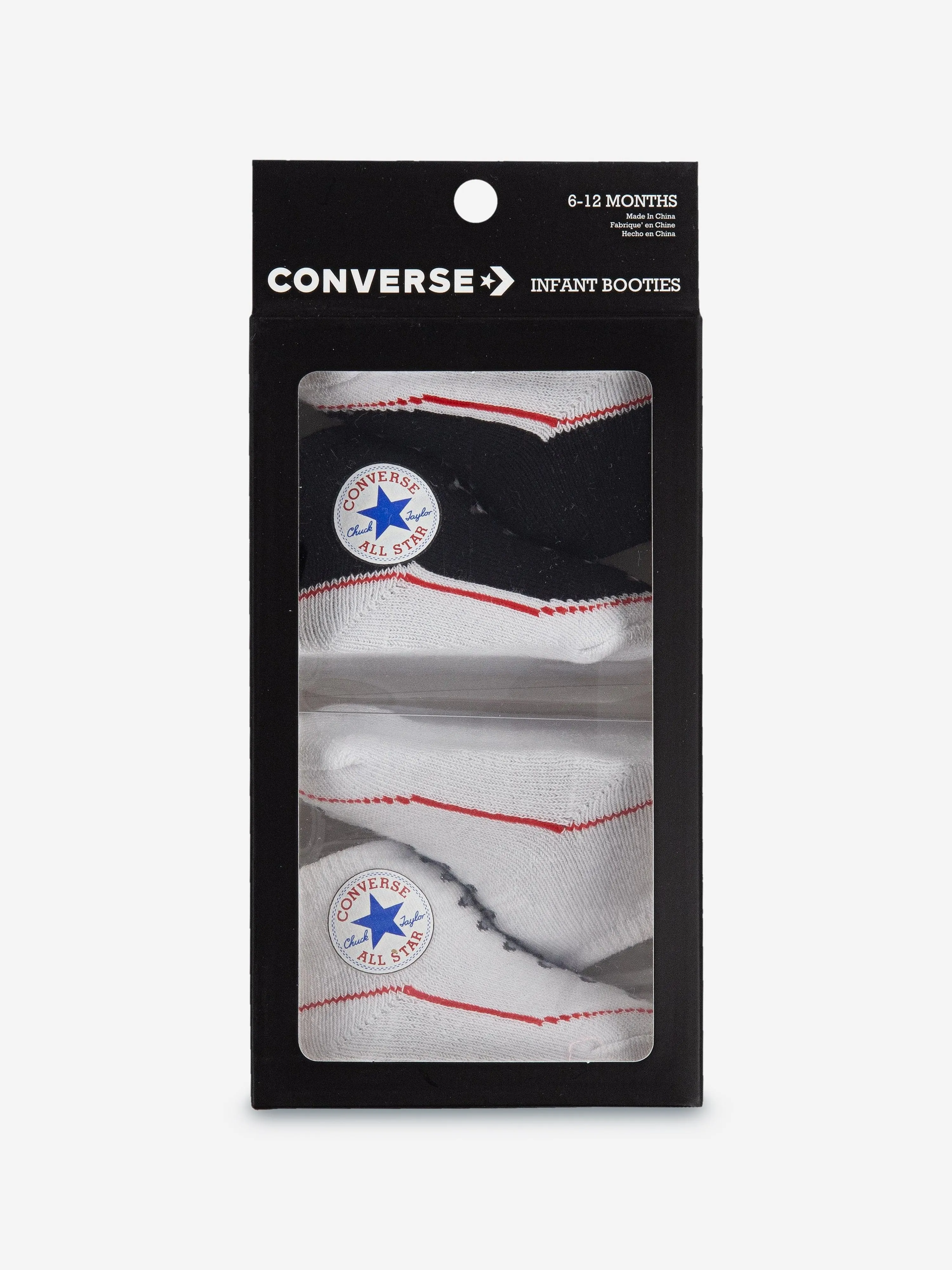 Baby Boys Chuck Booties Set in Black
