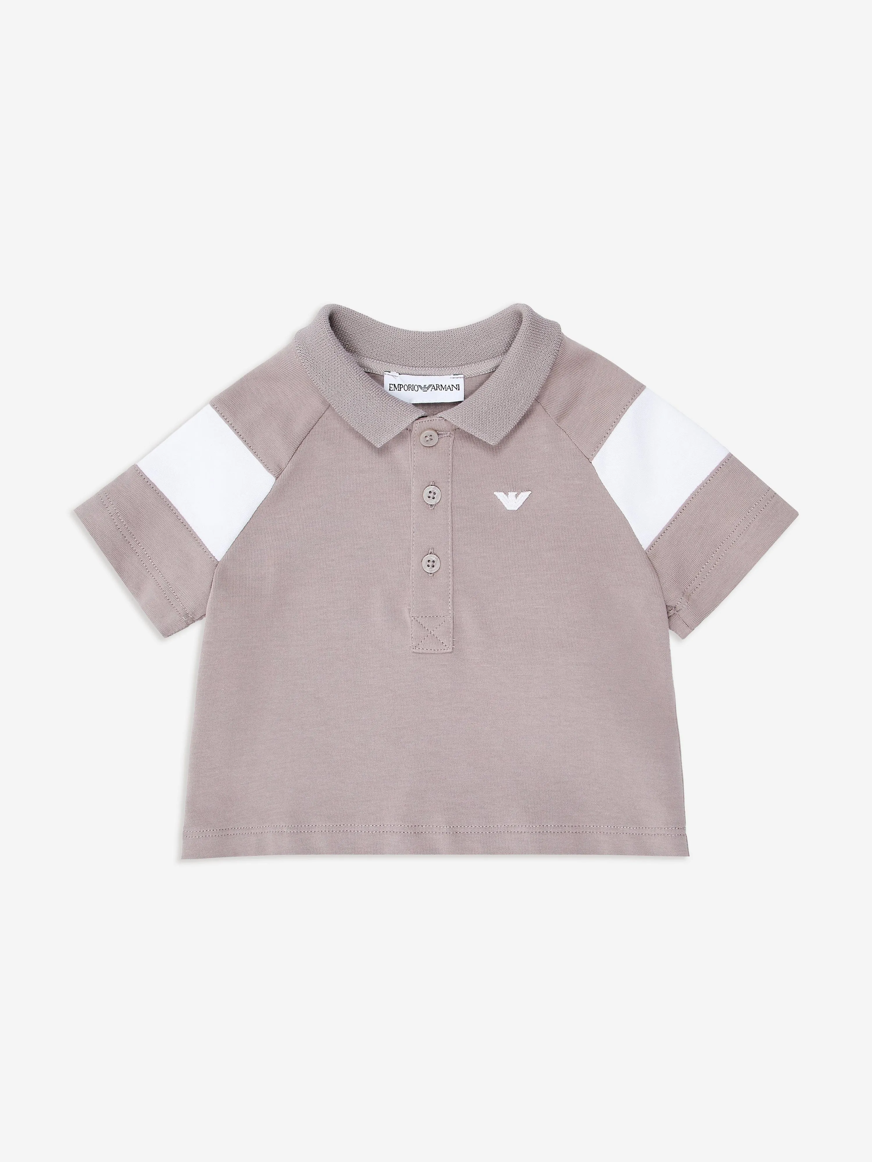 Baby Boys Colourblock T-Shirt in Brown