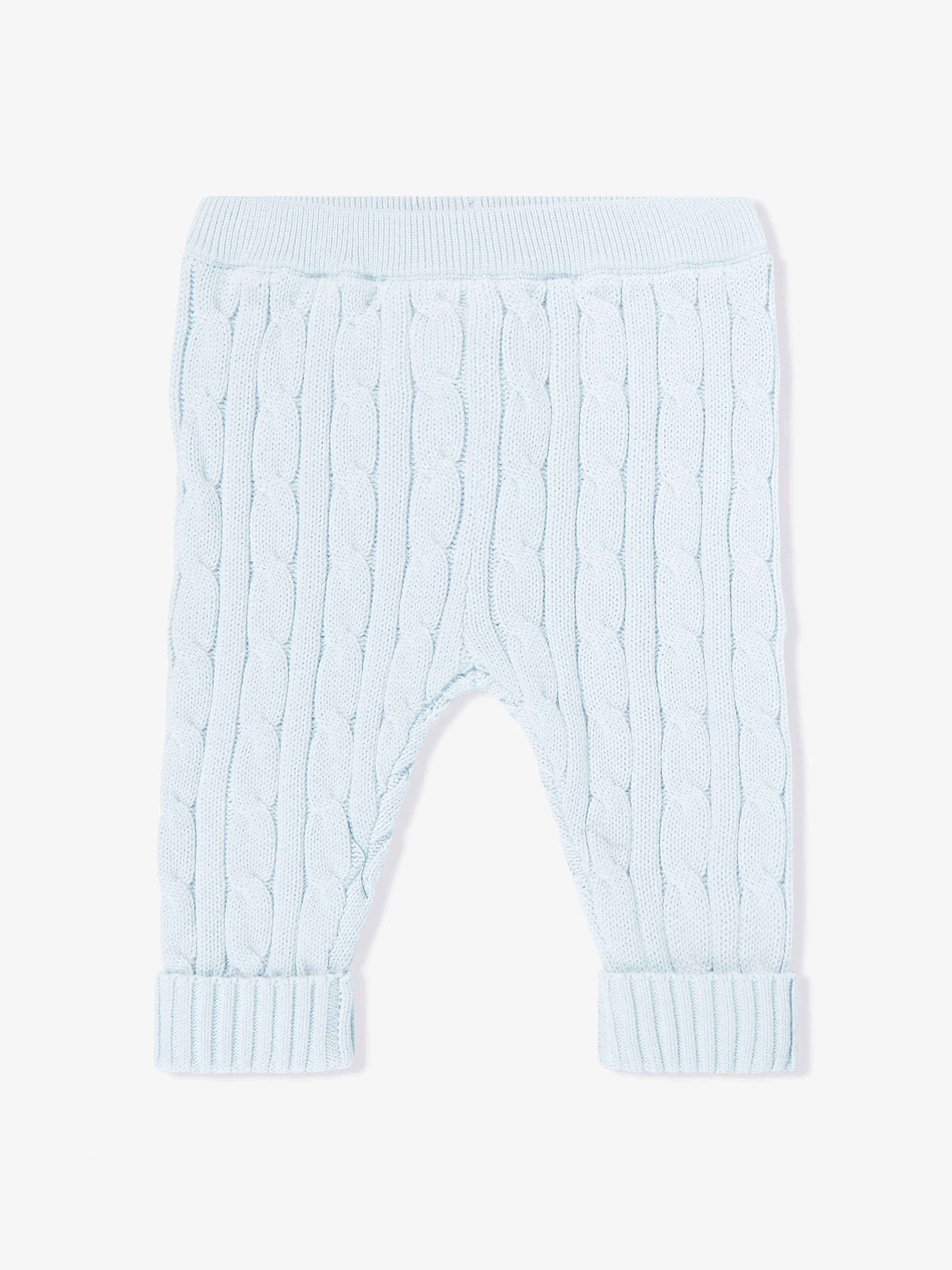 Baby Boys Cotton Trouser Set in Blue
