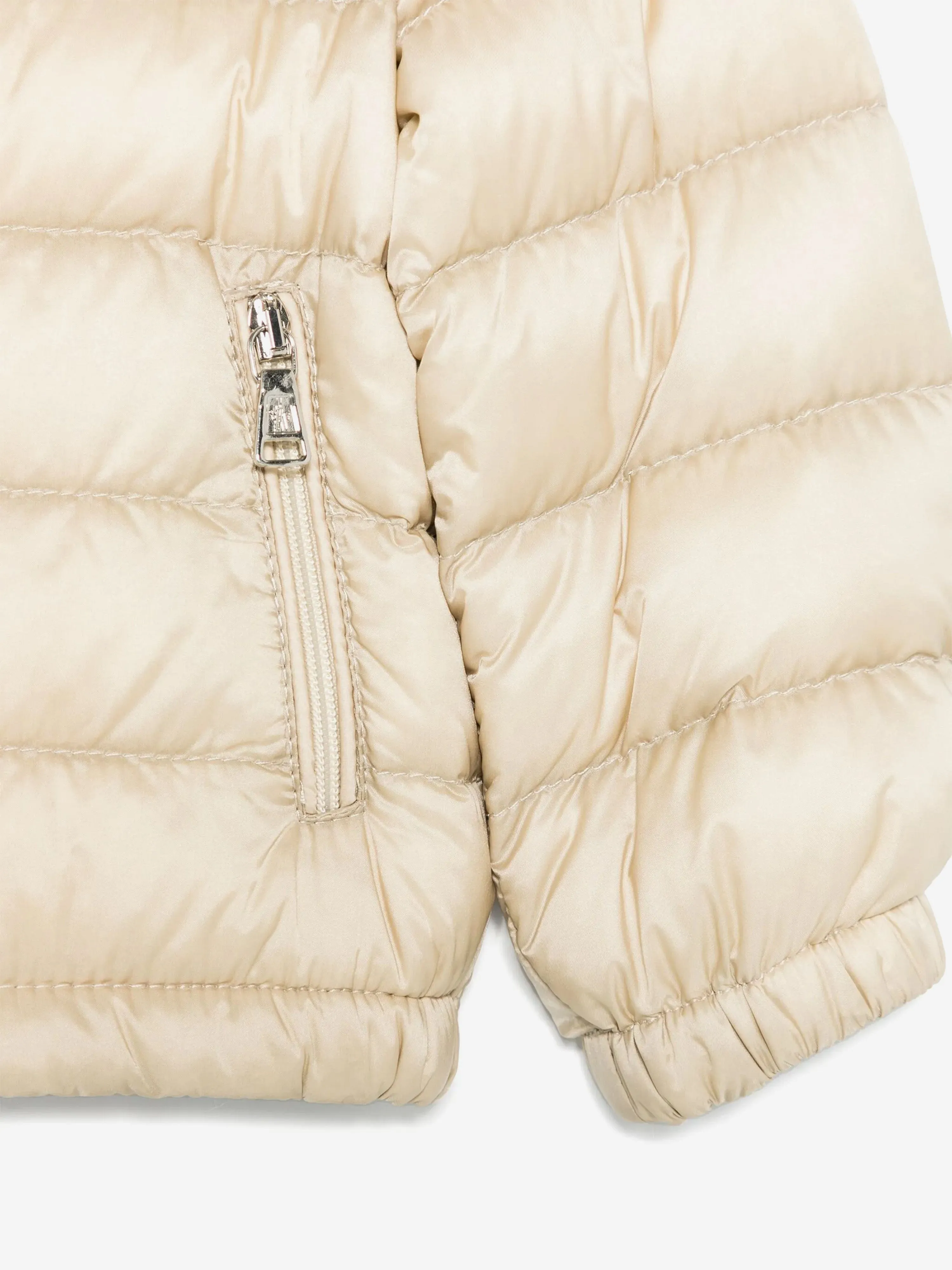 Baby Boys Down Padded Acorus Jacket in Beige