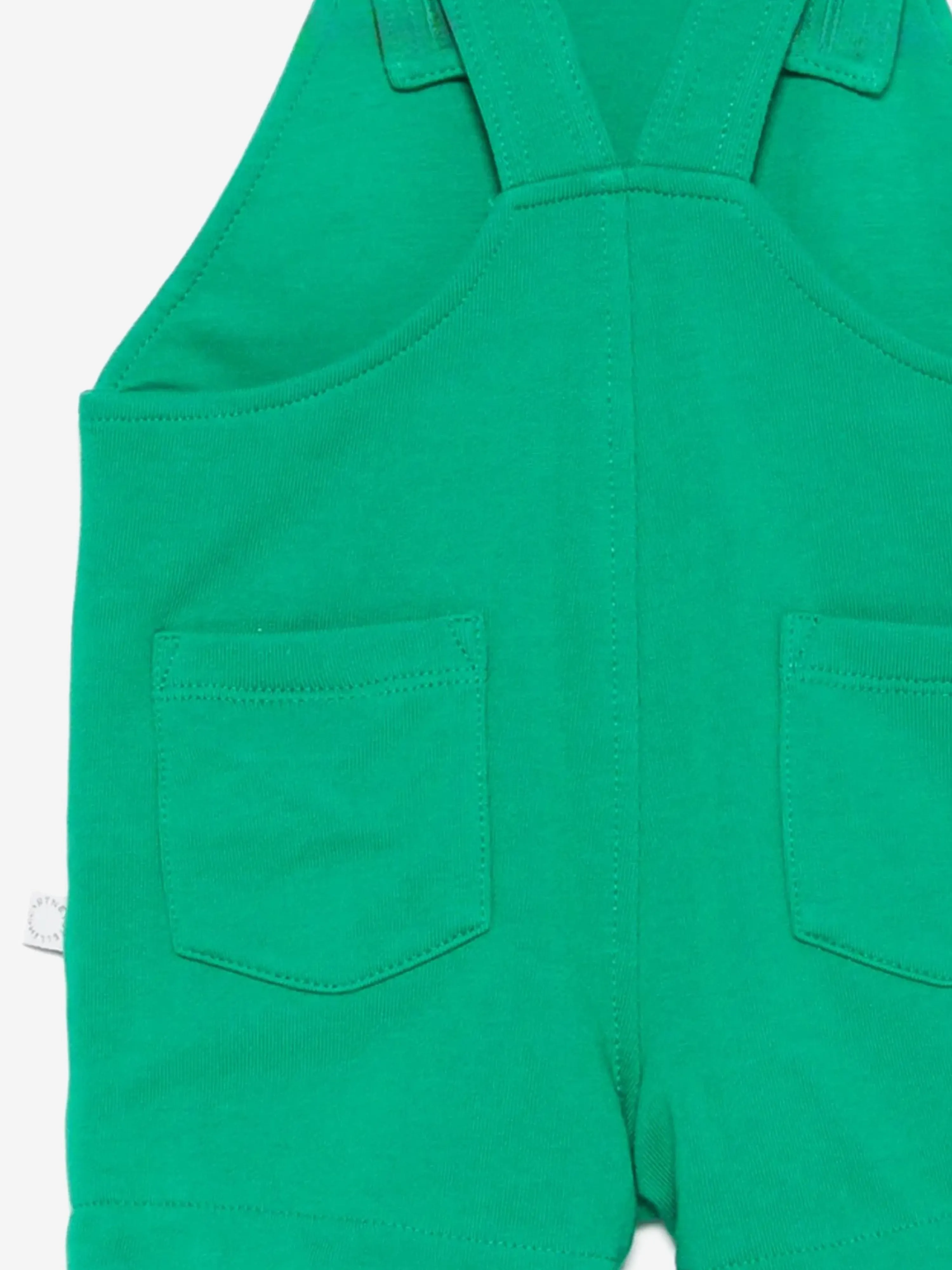 Baby Boys Frog Dungarees in Green