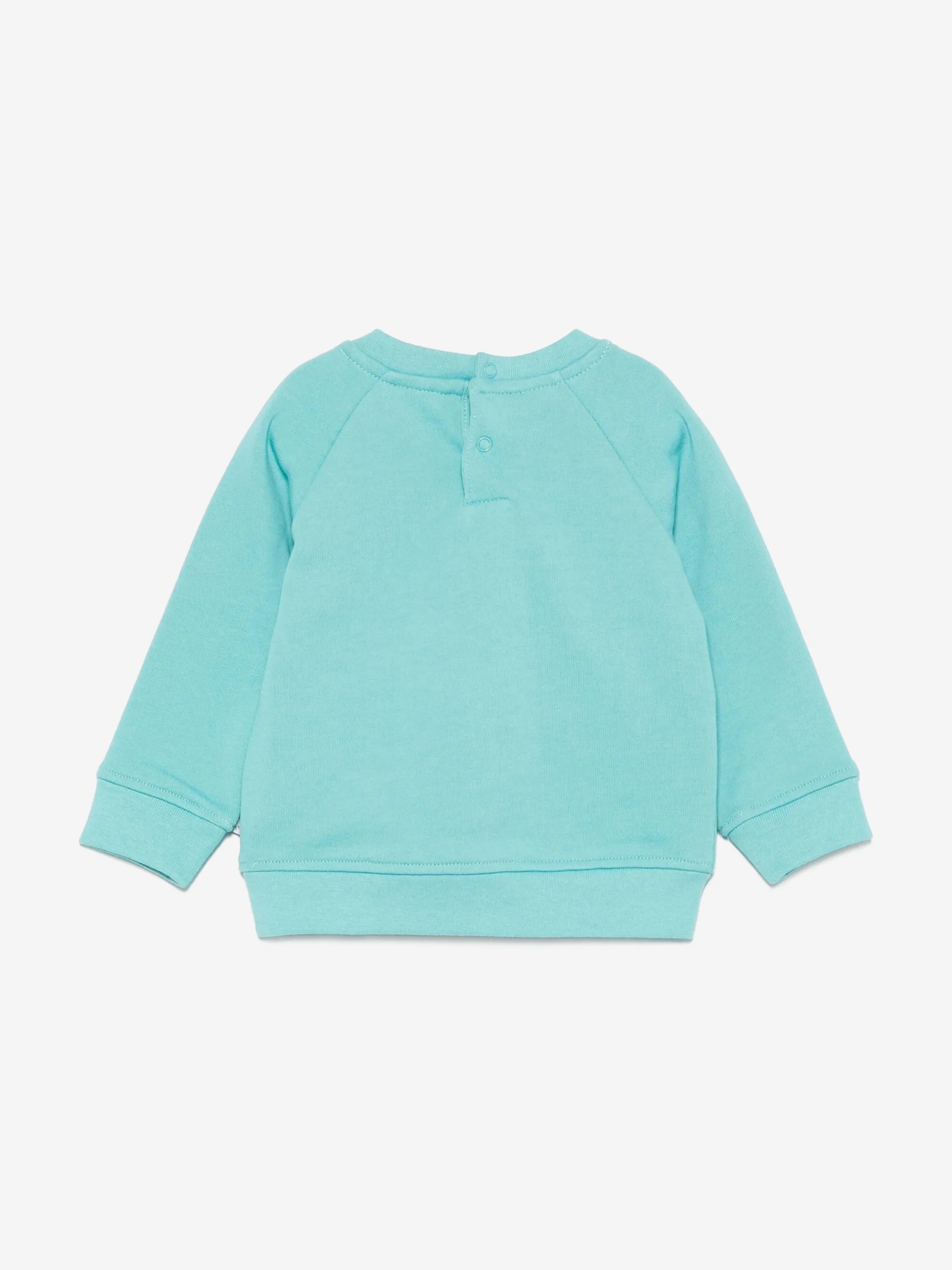 Baby Boys Frog Logo Sweatshirt in Blue