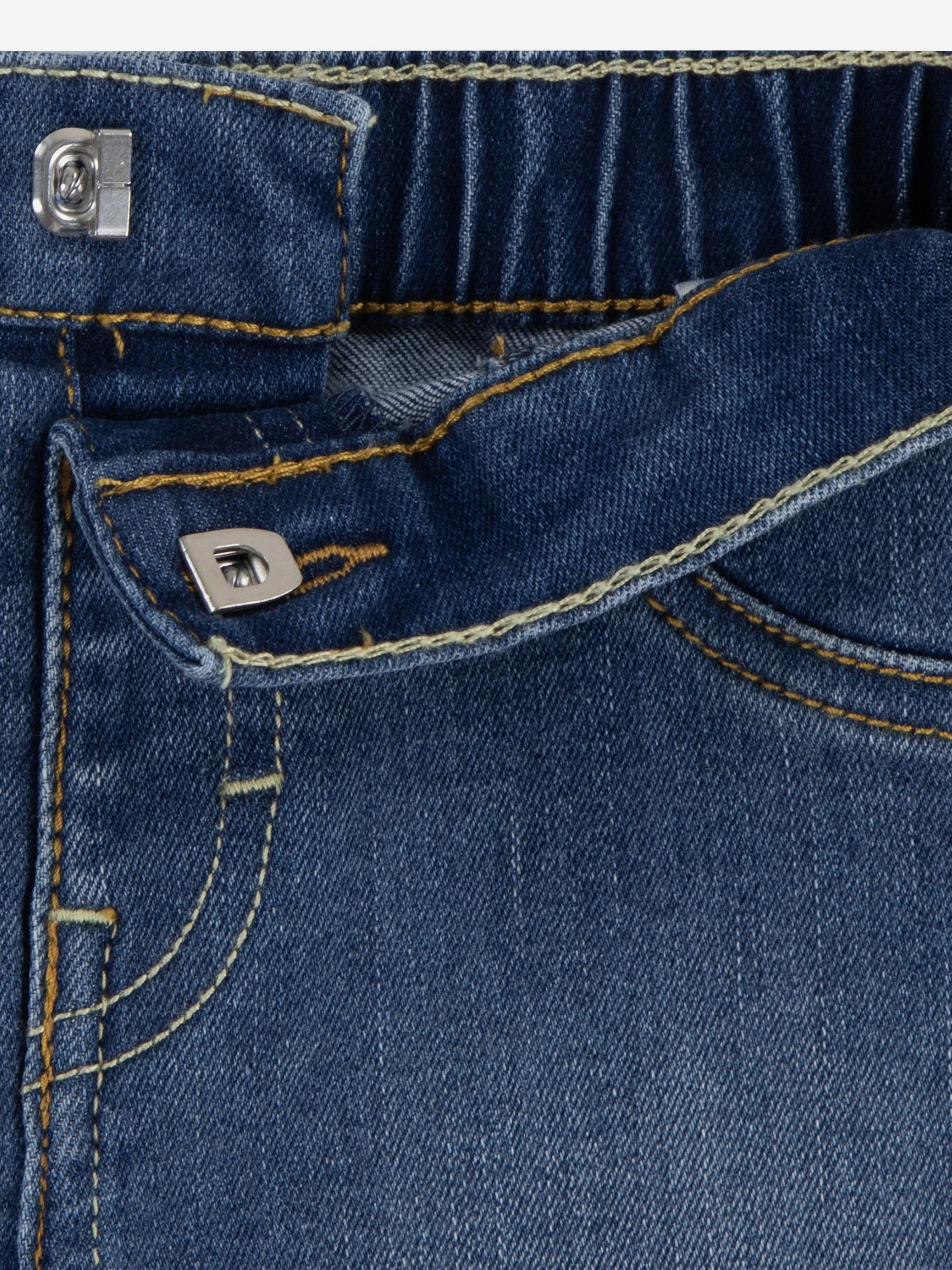 Baby Boys Levi and Friends Denim Set in White