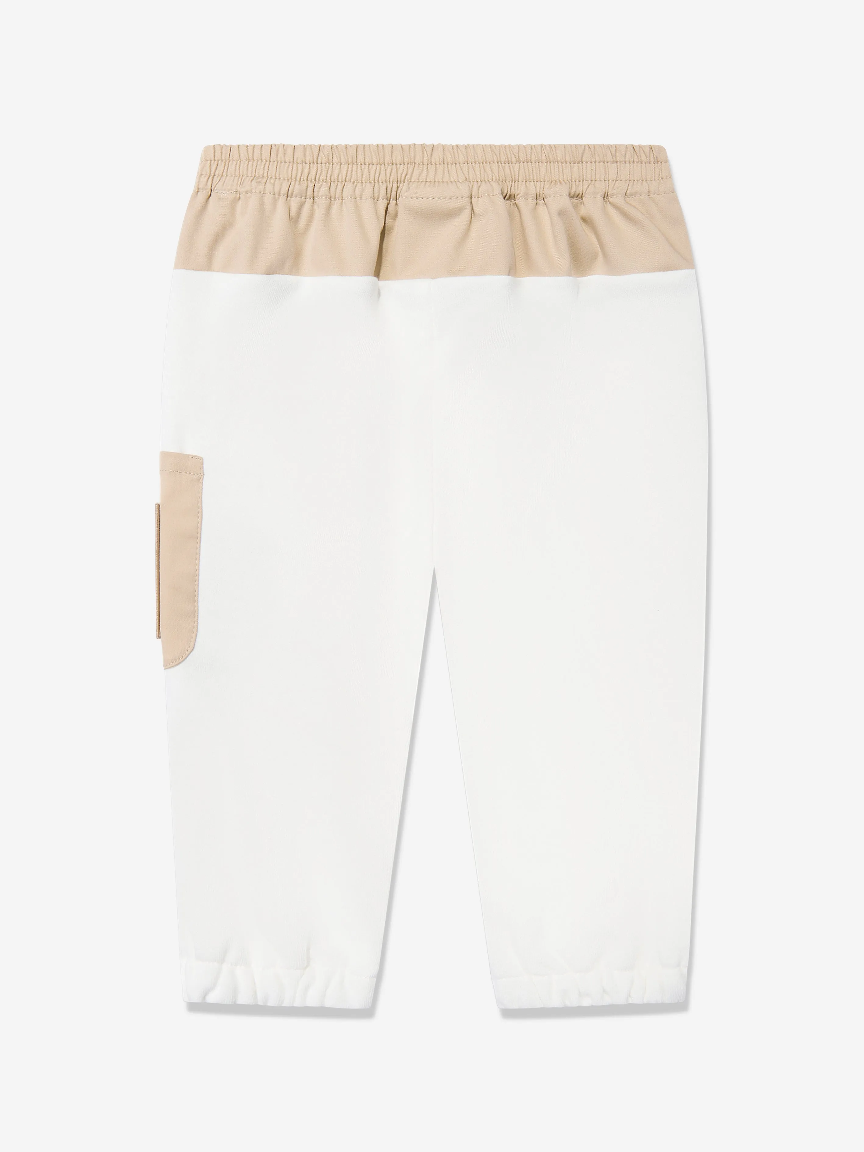 Baby Boys Logo Joggers in White