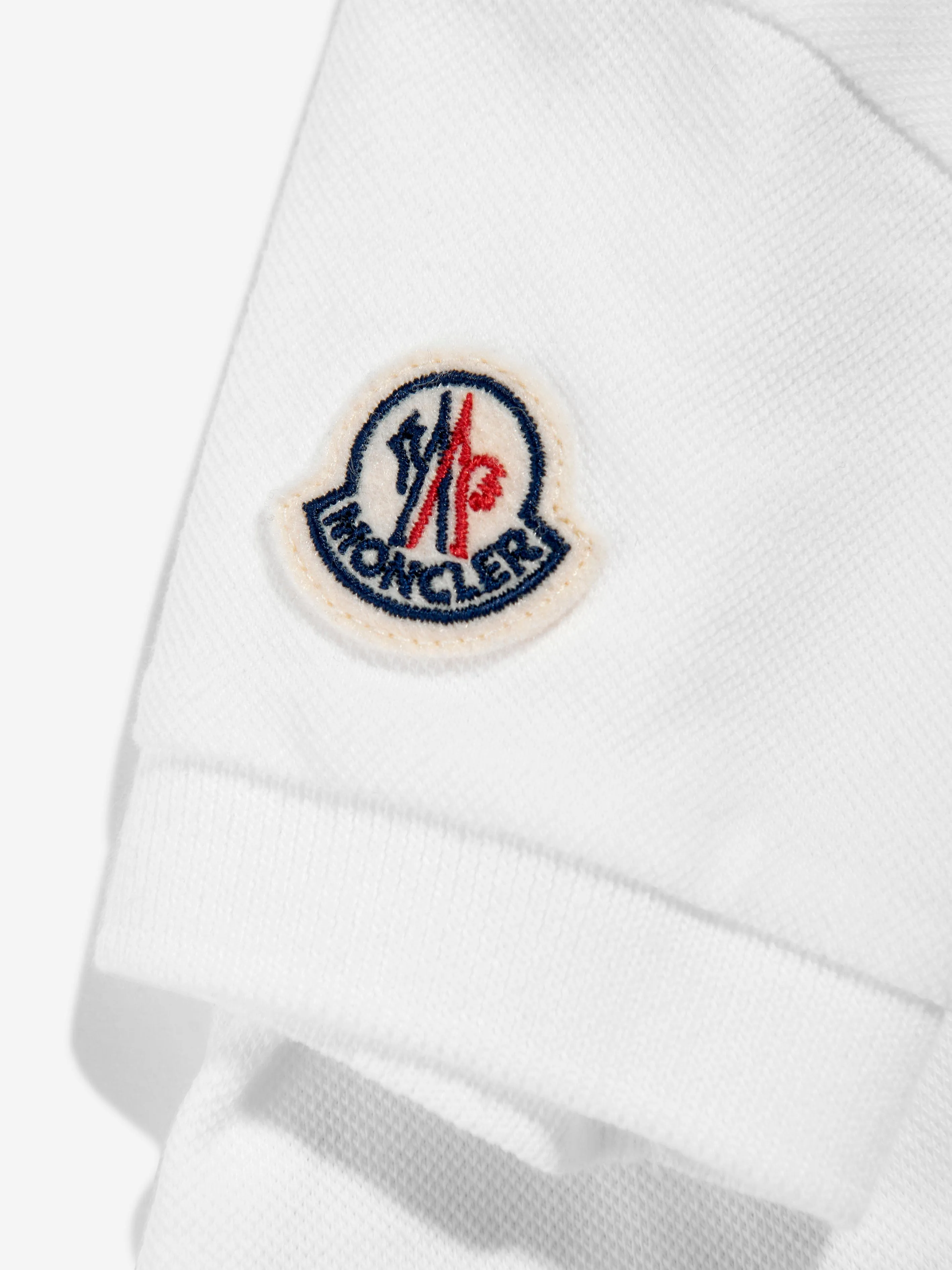 Baby Boys Logo Polo Shirt in Ivory