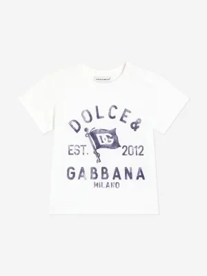 Baby Boys Logo T-Shirt in White