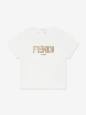 Baby Boys Logo T-Shirt in White