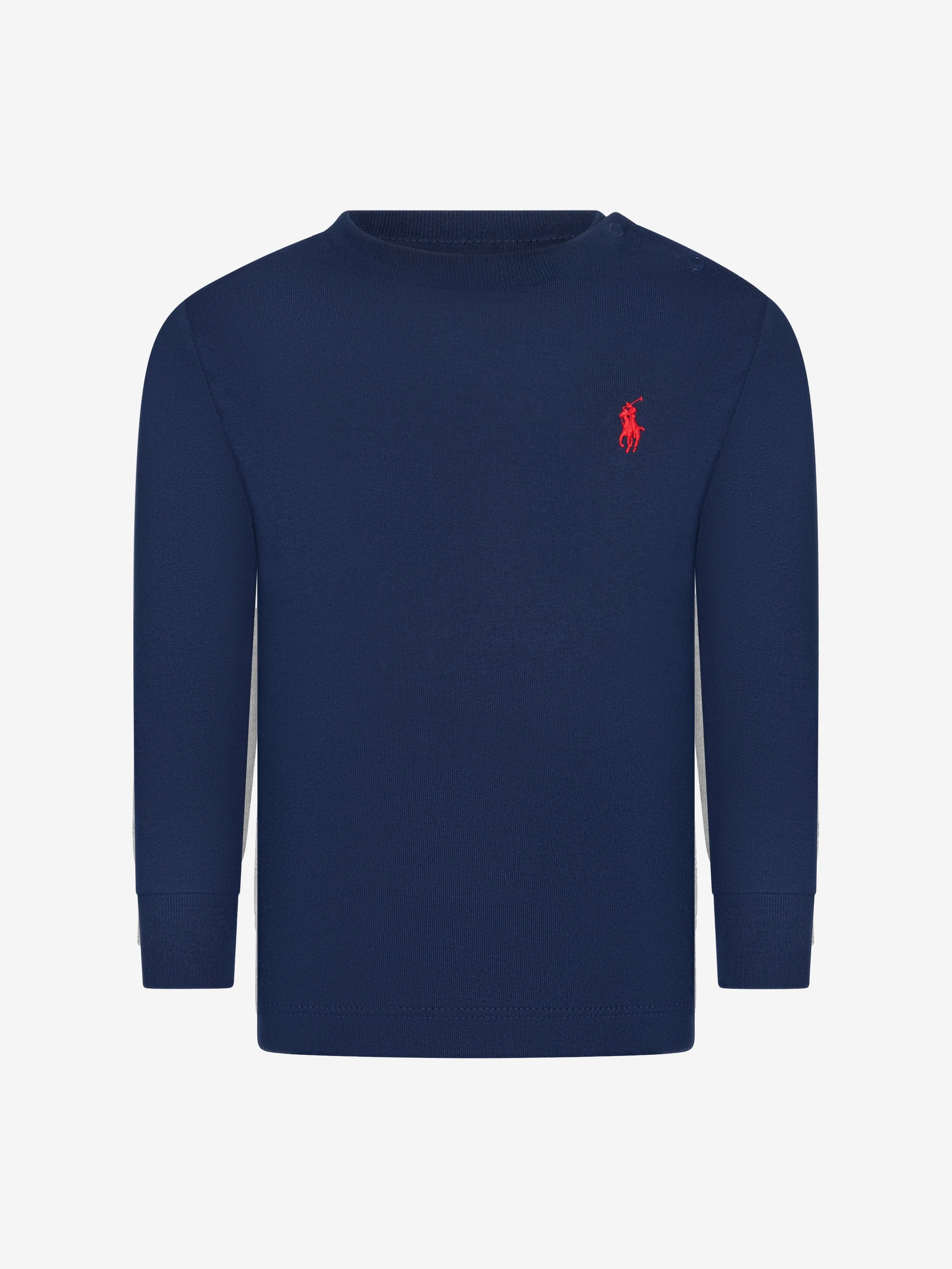 Baby Boys Long Sleeve T-Shirt in Navy