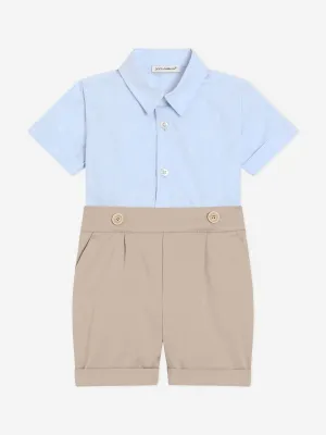 Baby Boys Romper in Blue