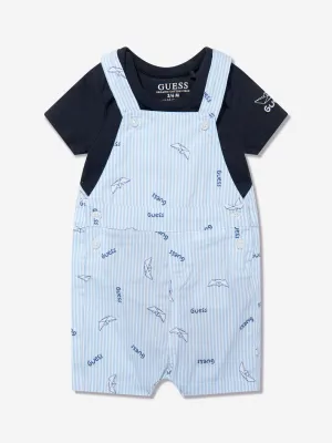 Baby Boys Romper Set in Navy