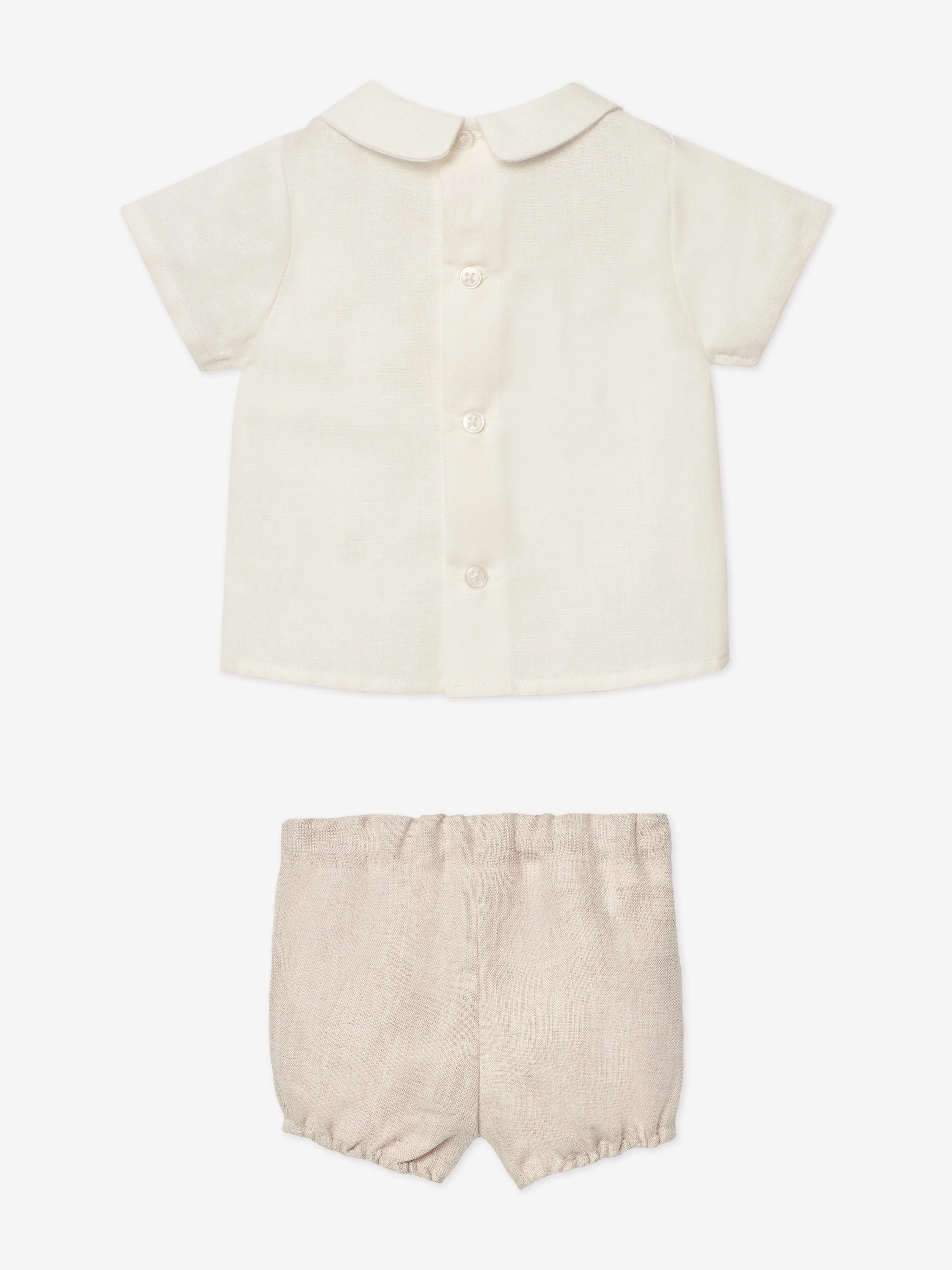 Baby Boys Short Set in Beige