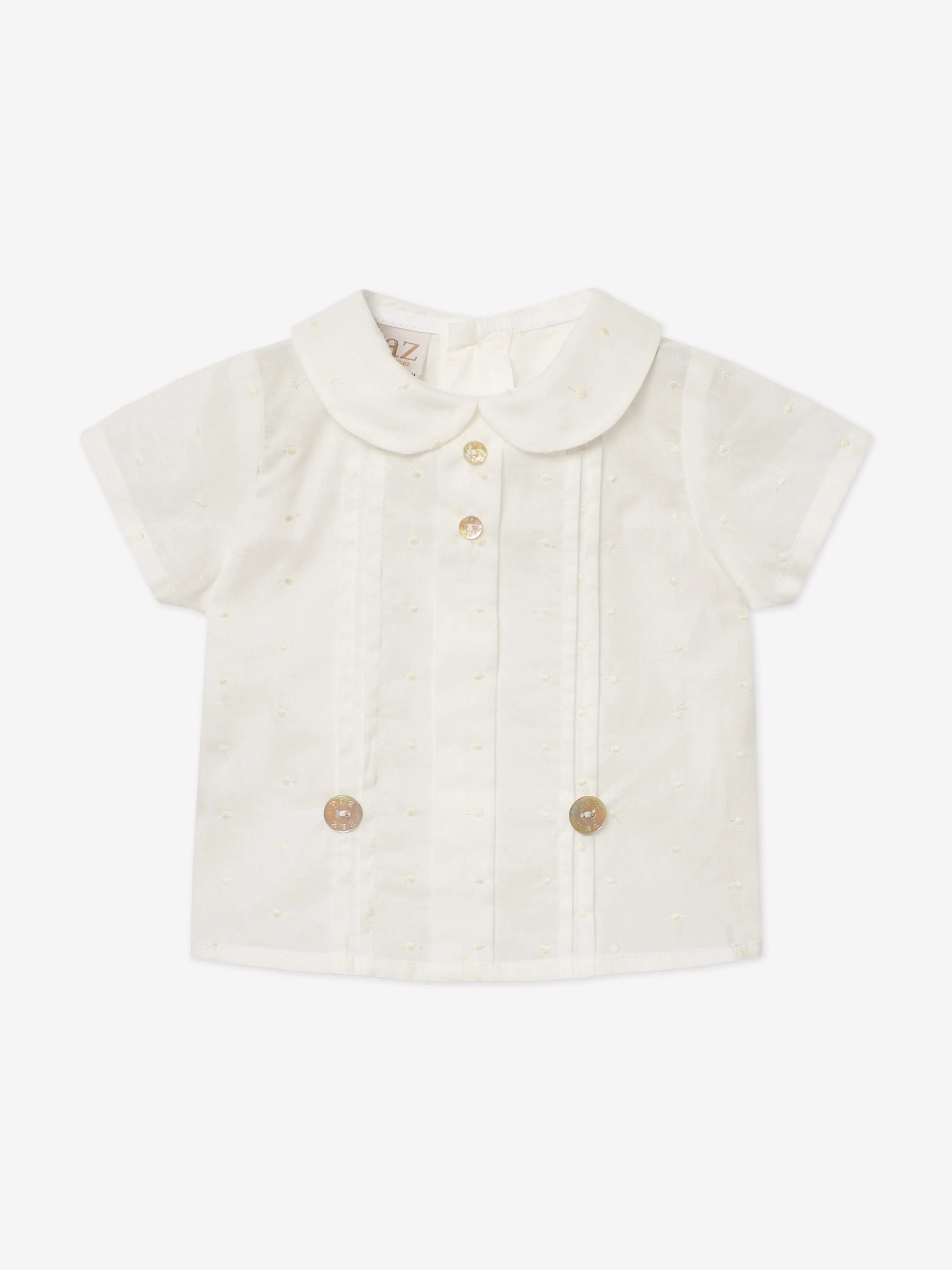 Baby Boys Short Set in Ivory