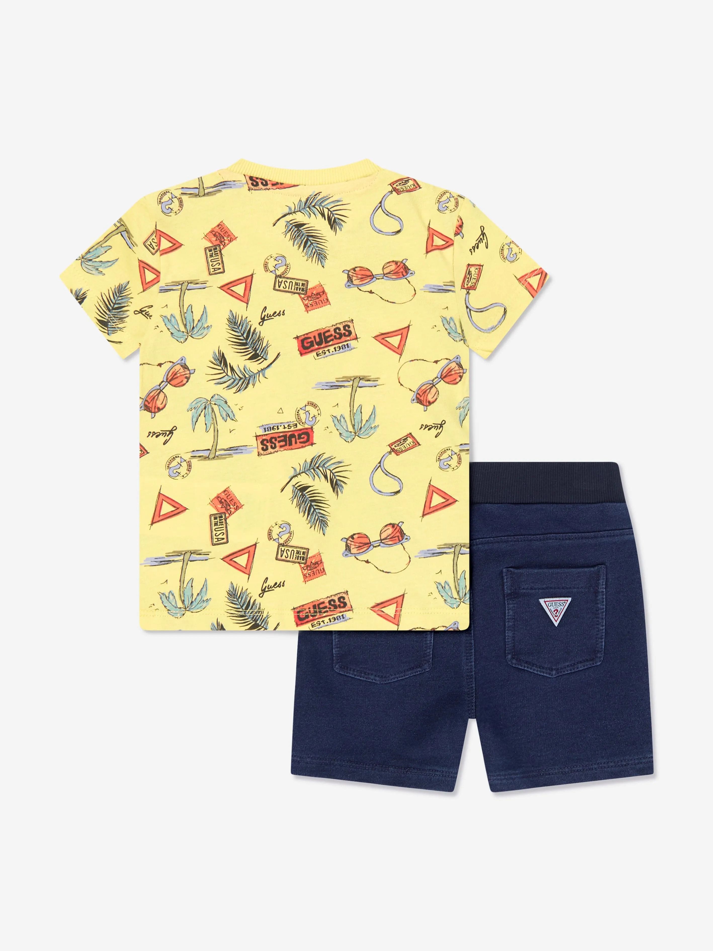 Baby Boys Short Set in Yellow