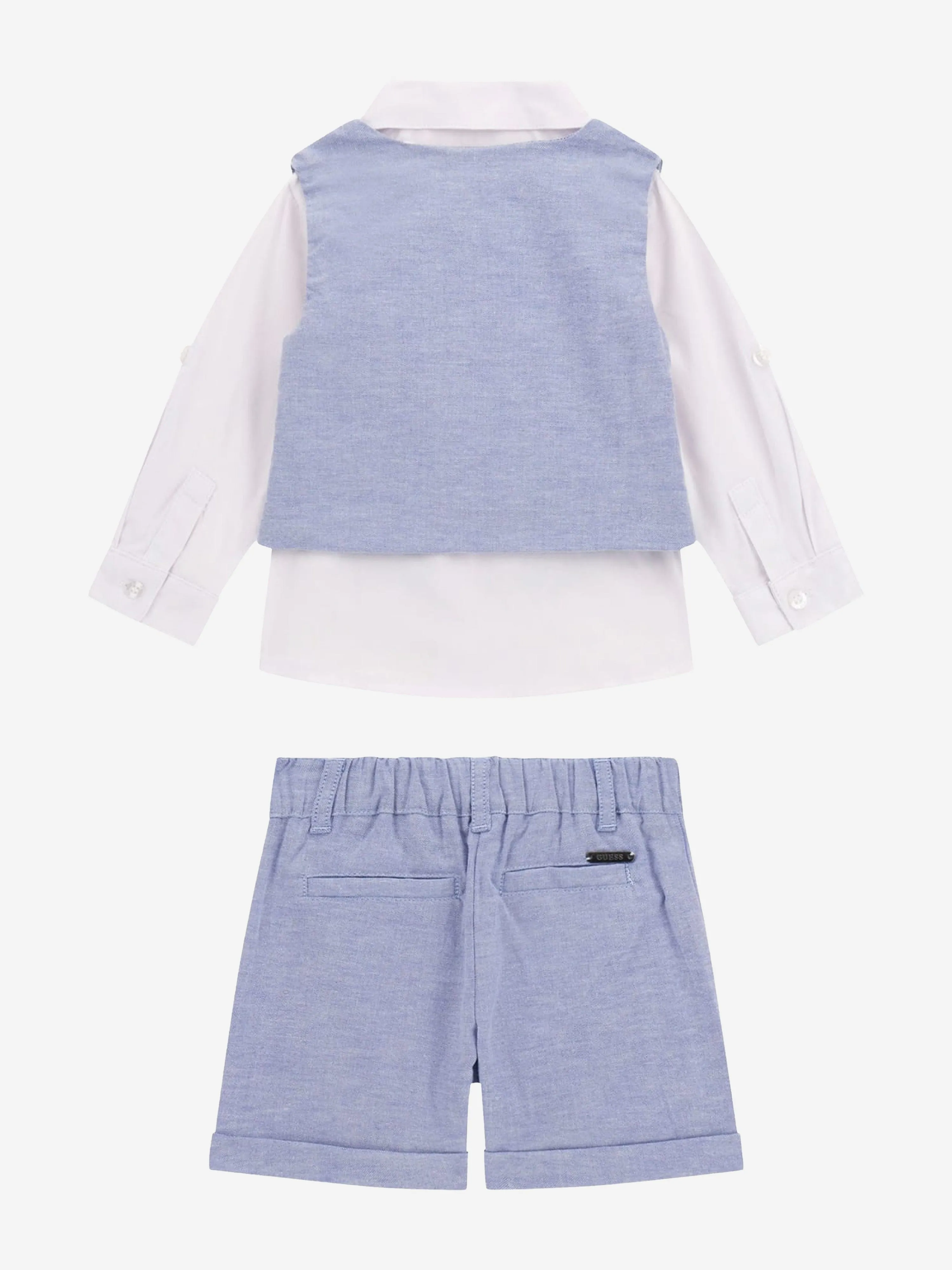 Baby Boys Short Suit Set in Blue