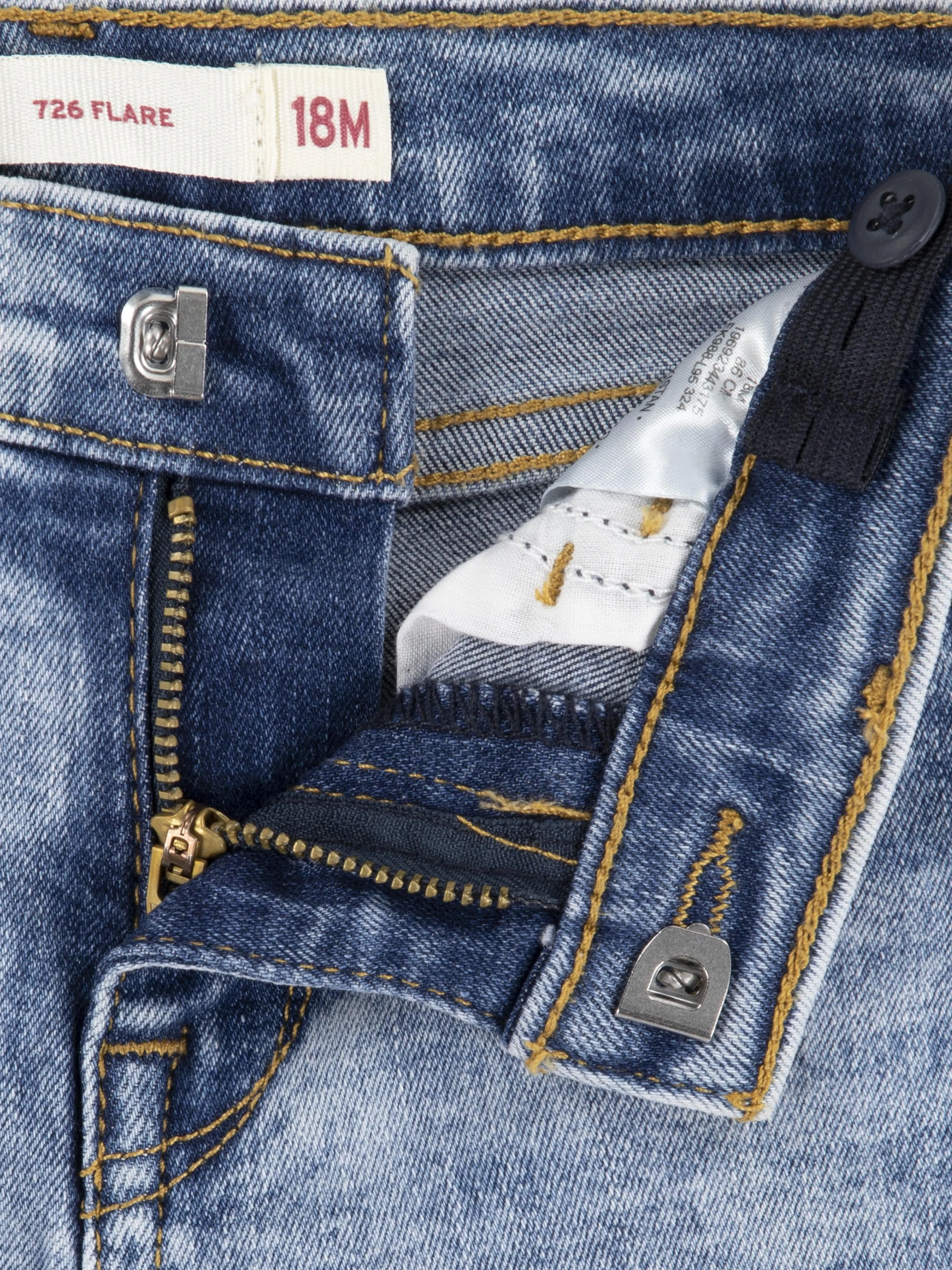 Baby Girls 726 Flare Jeans in Blue