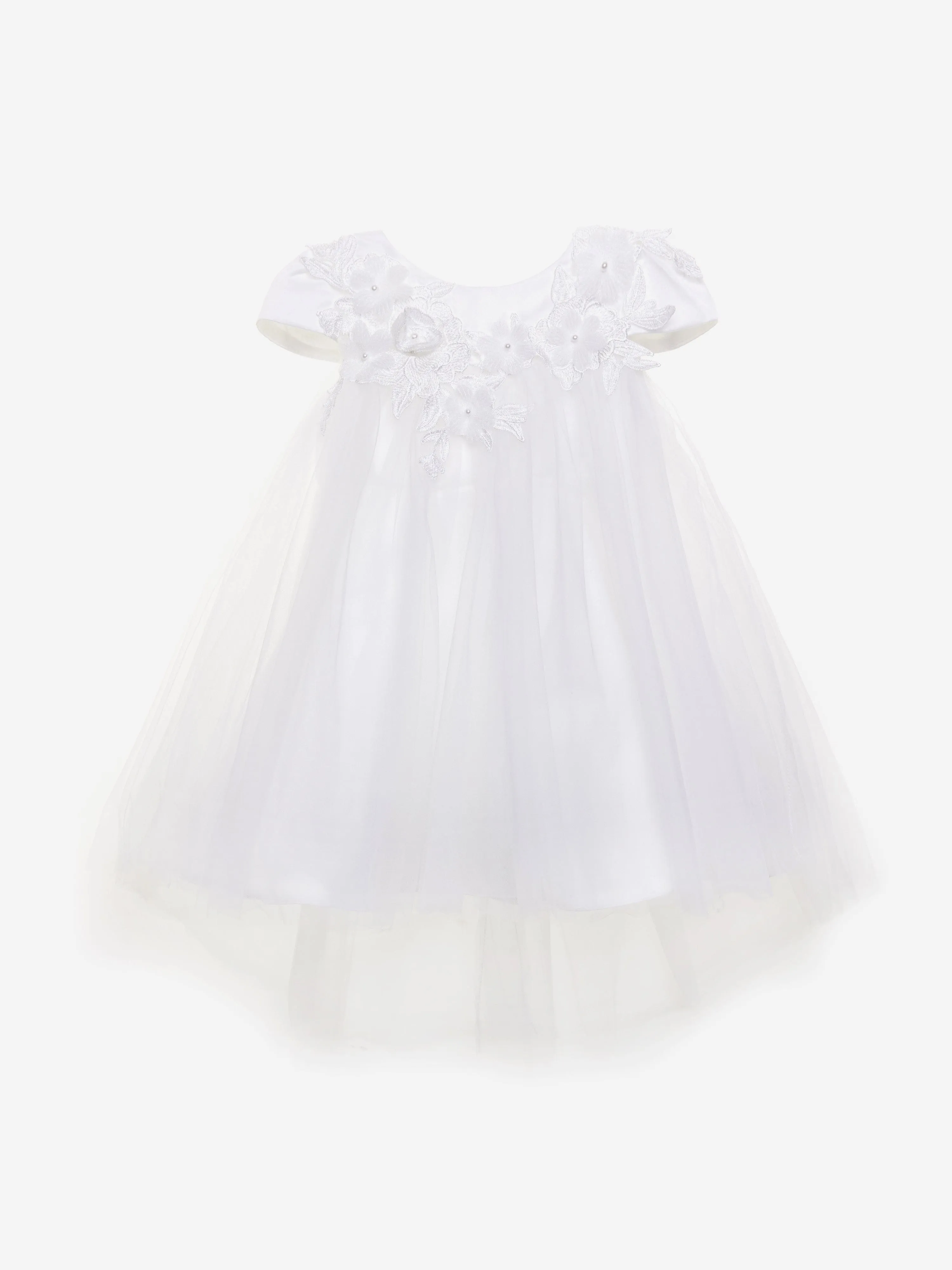 Baby Girls Angelic Dress in White