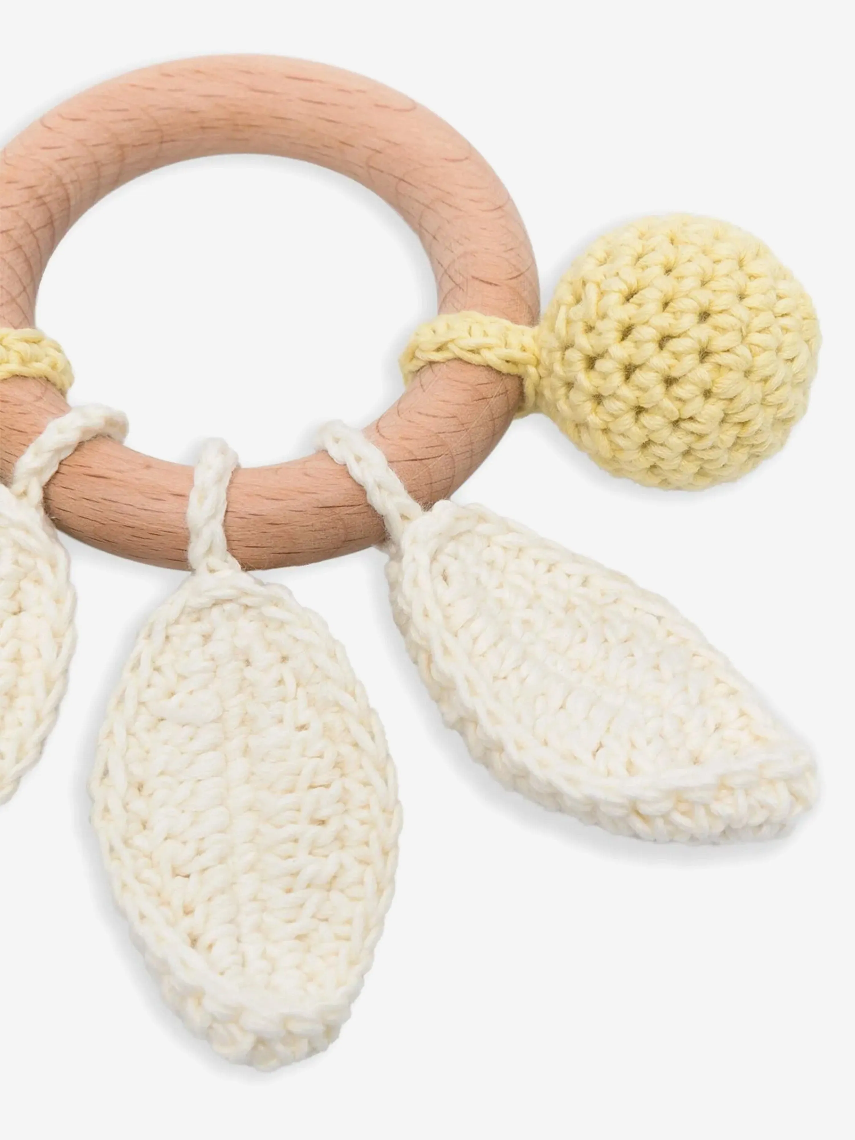 Baby Girls Be Cherry Mini Crochet Rattle in Multicolour