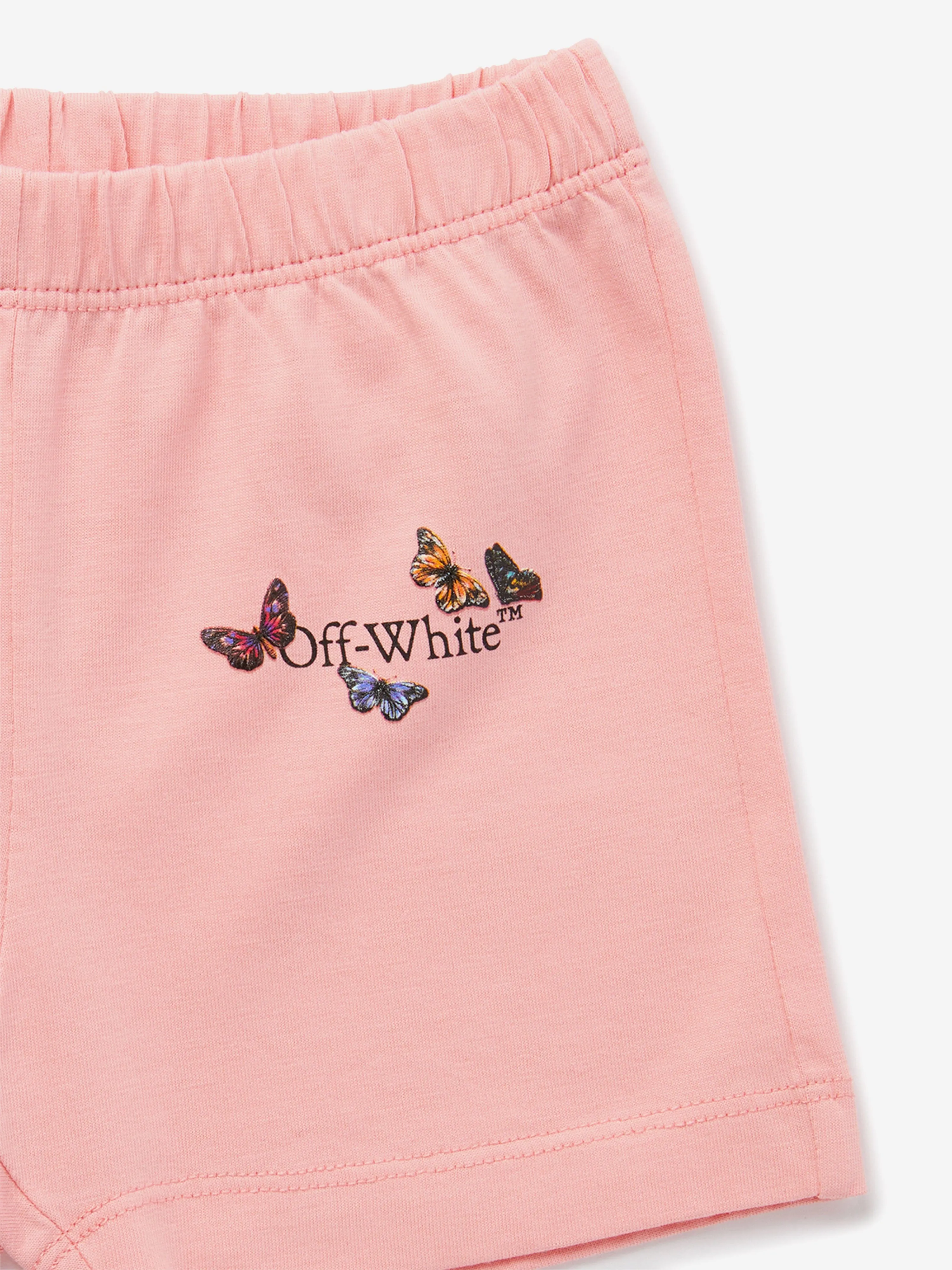 Baby Girls Bookish Butterfly Shorts in Pink