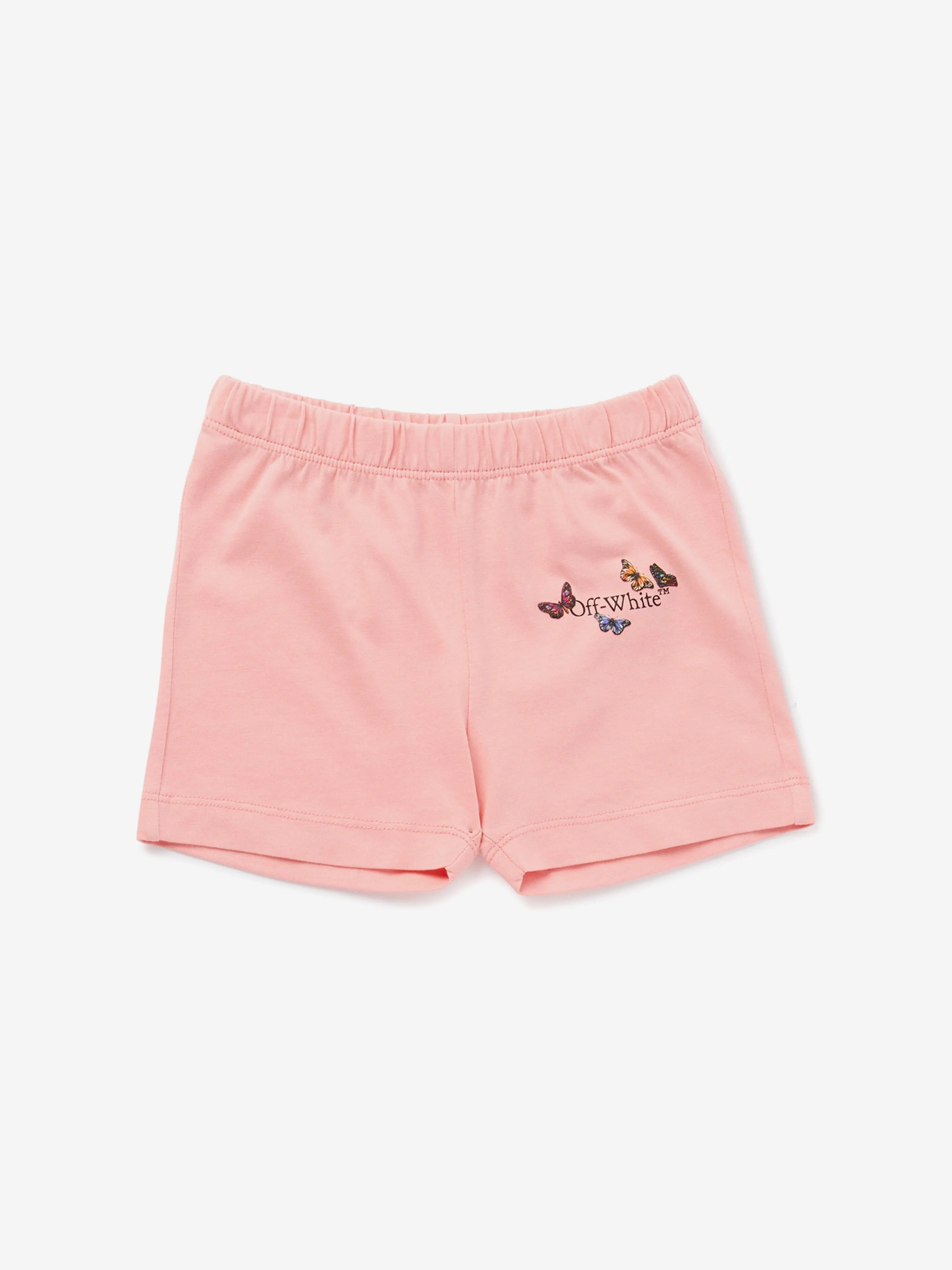 Baby Girls Bookish Butterfly Shorts in Pink