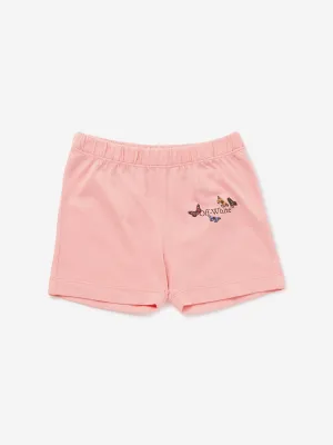 Baby Girls Bookish Butterfly Shorts in Pink