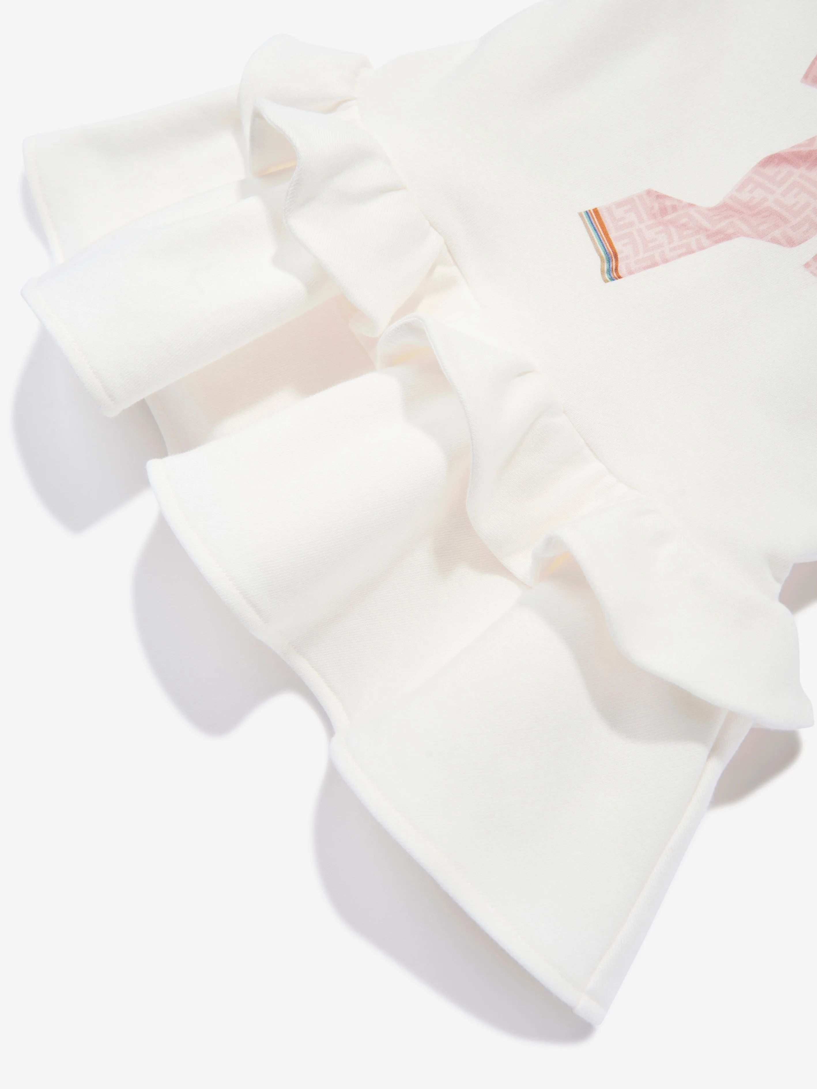 Baby Girls Bow Dress in White