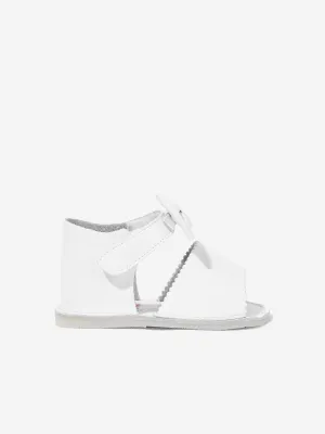 Baby Girls Bow Sandals in White