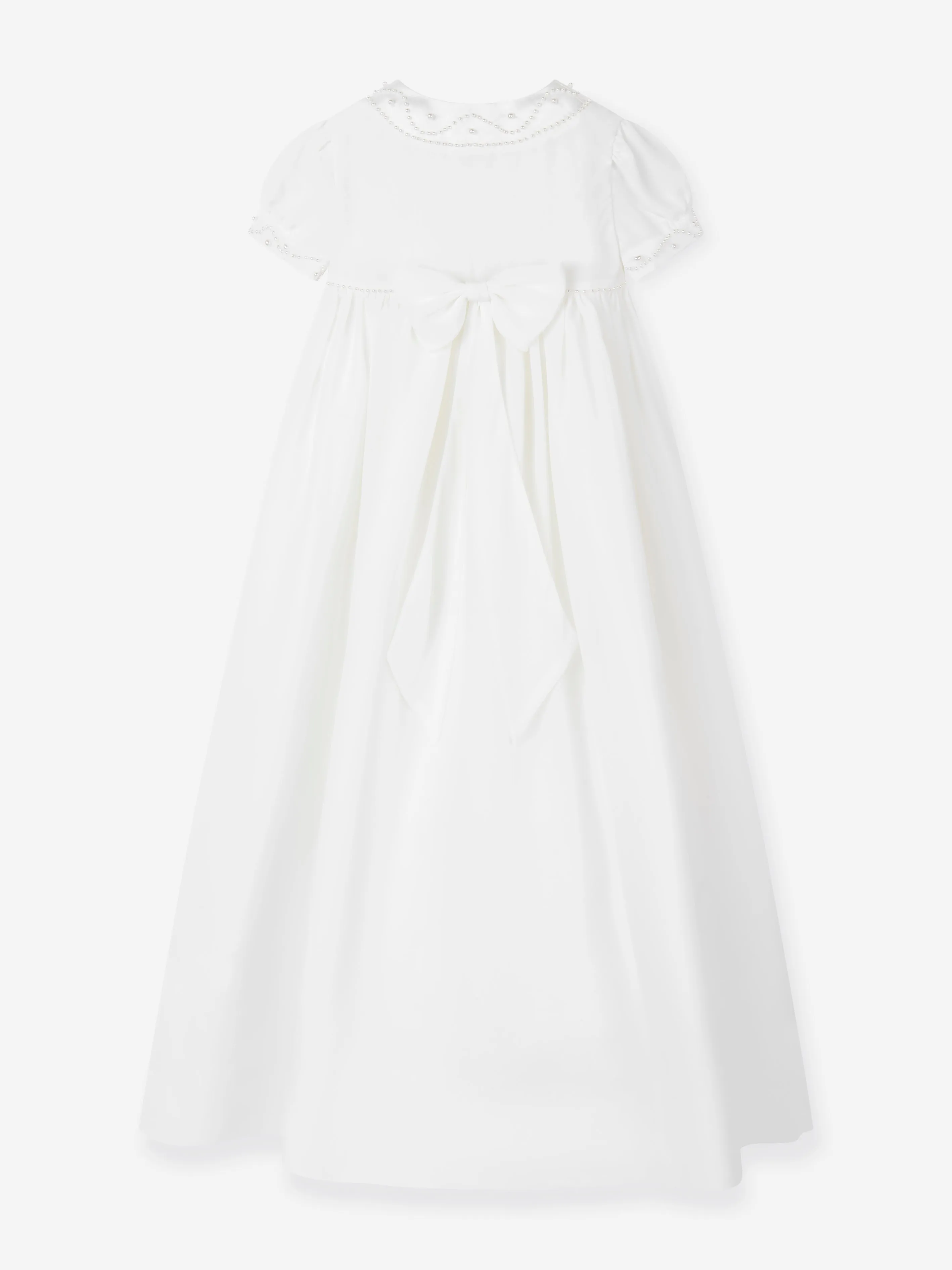 Baby Girls Christening Robe, Coat and Bonnet in Ivory