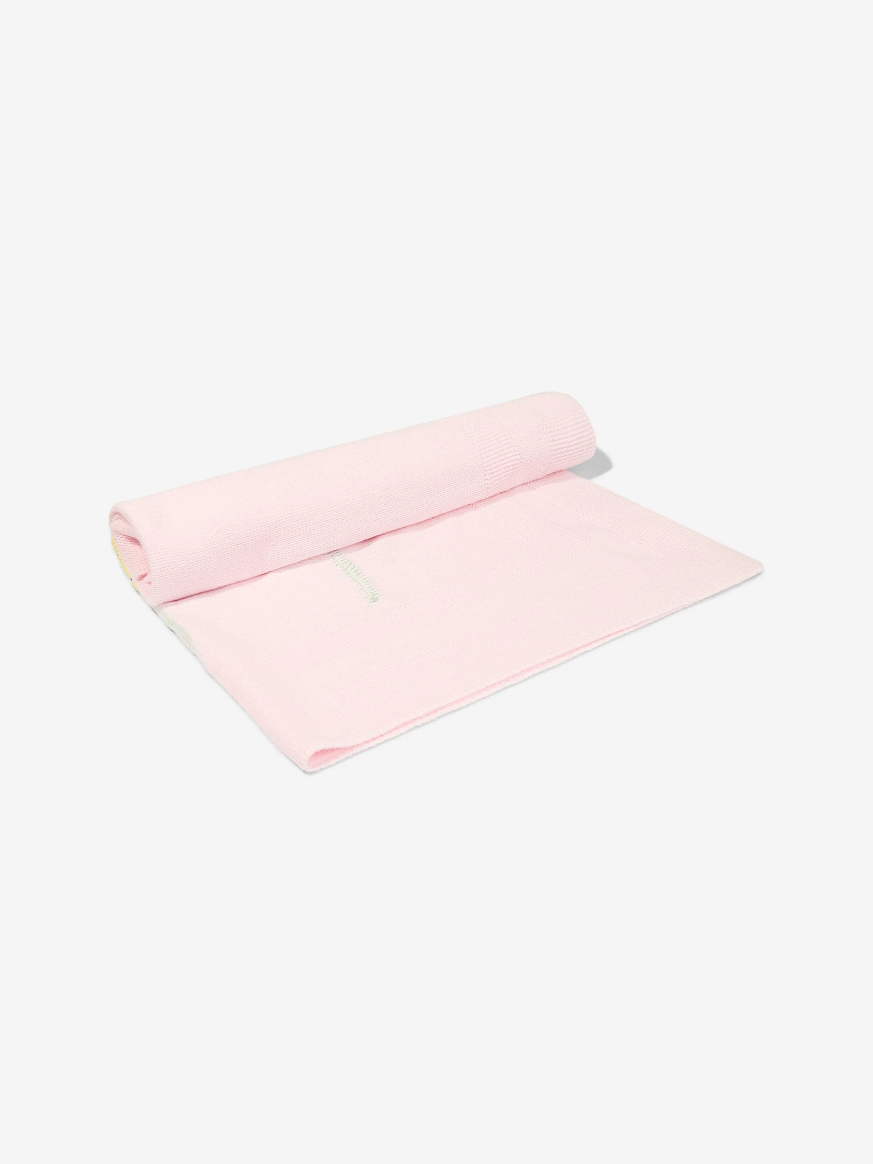 Baby Girls Cotton Daisy Blanket in Pink (73cm)