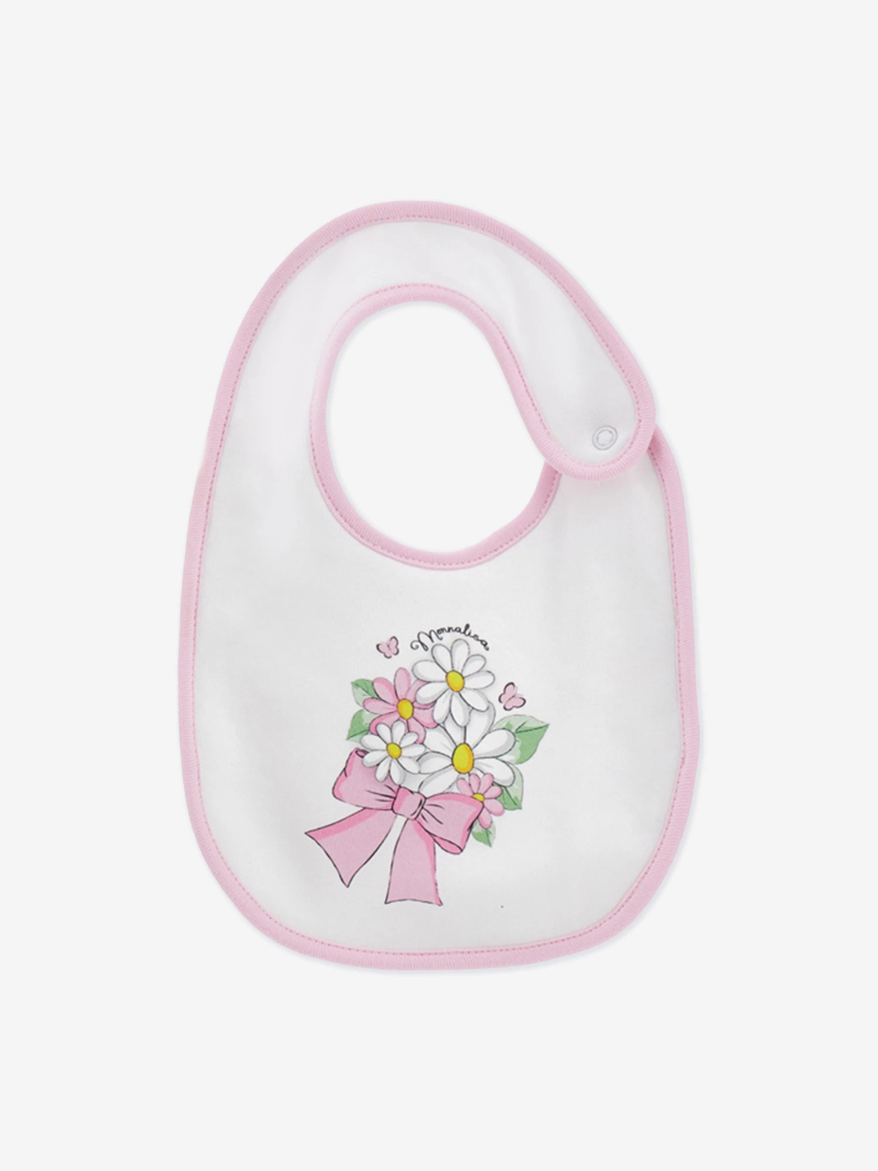 Baby Girls Floral Babygrow Set in White
