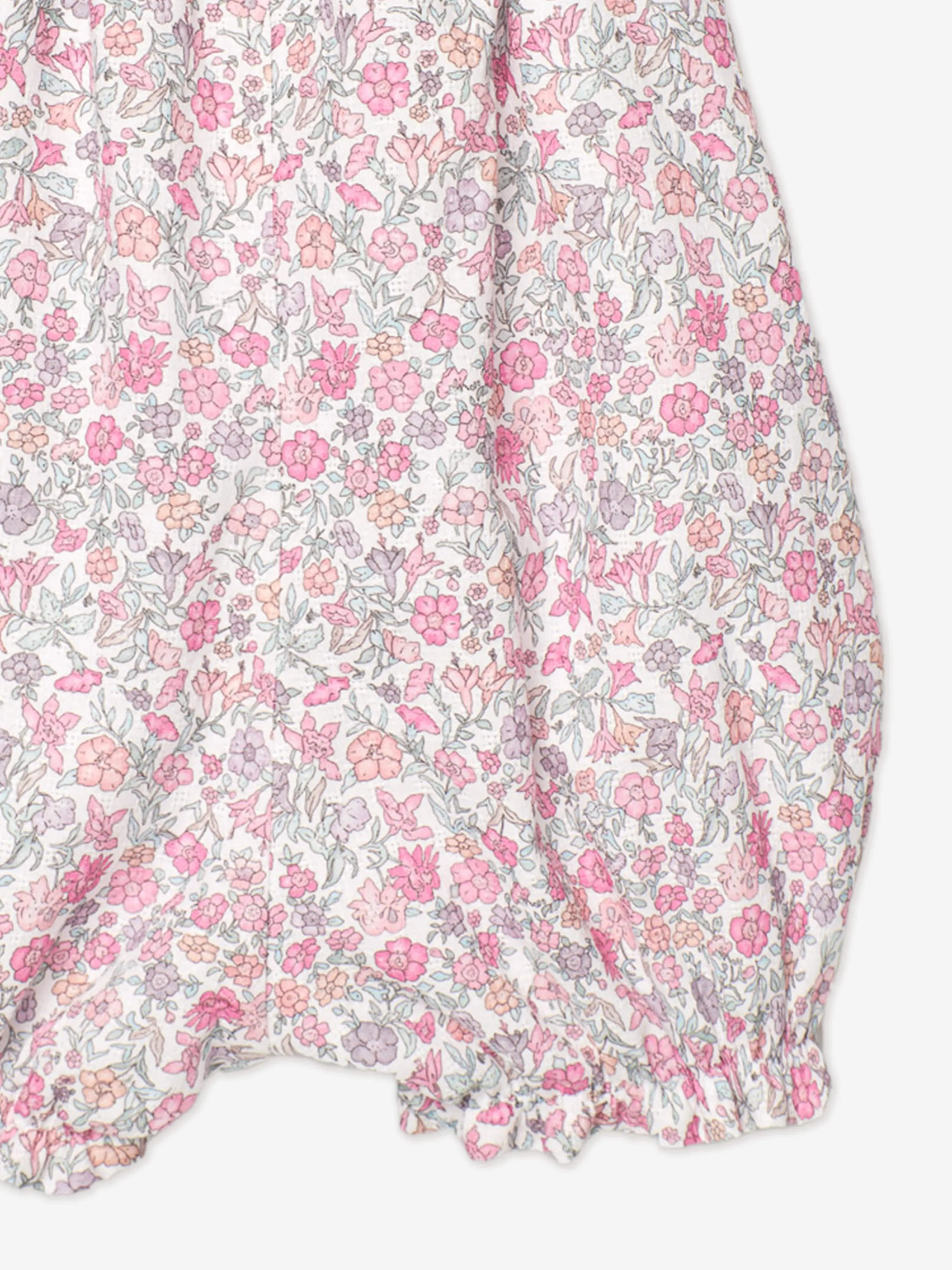 Baby Girls Floral Romper in Pink