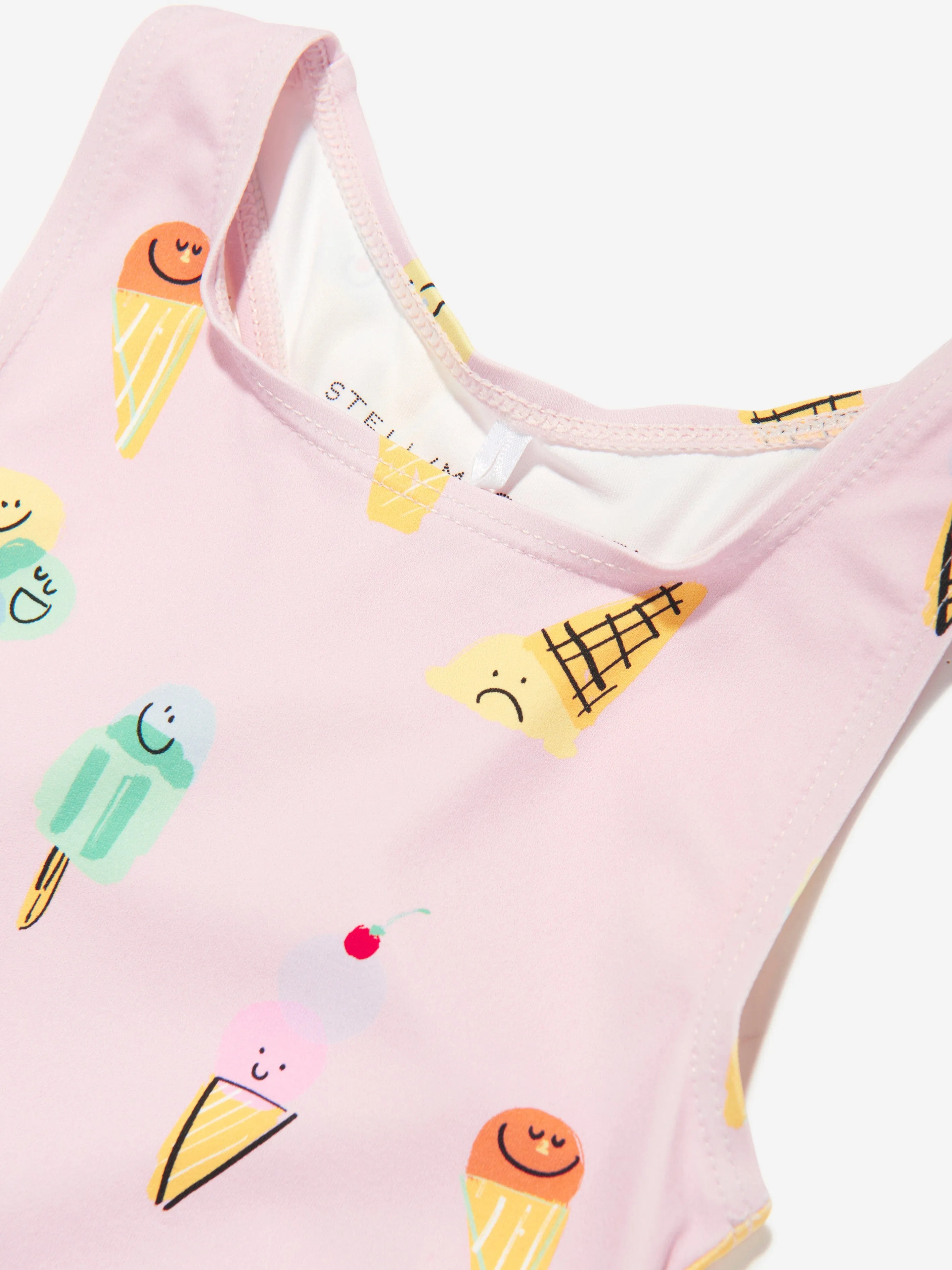Baby Girls Ice Cream Swimsuit in Pink