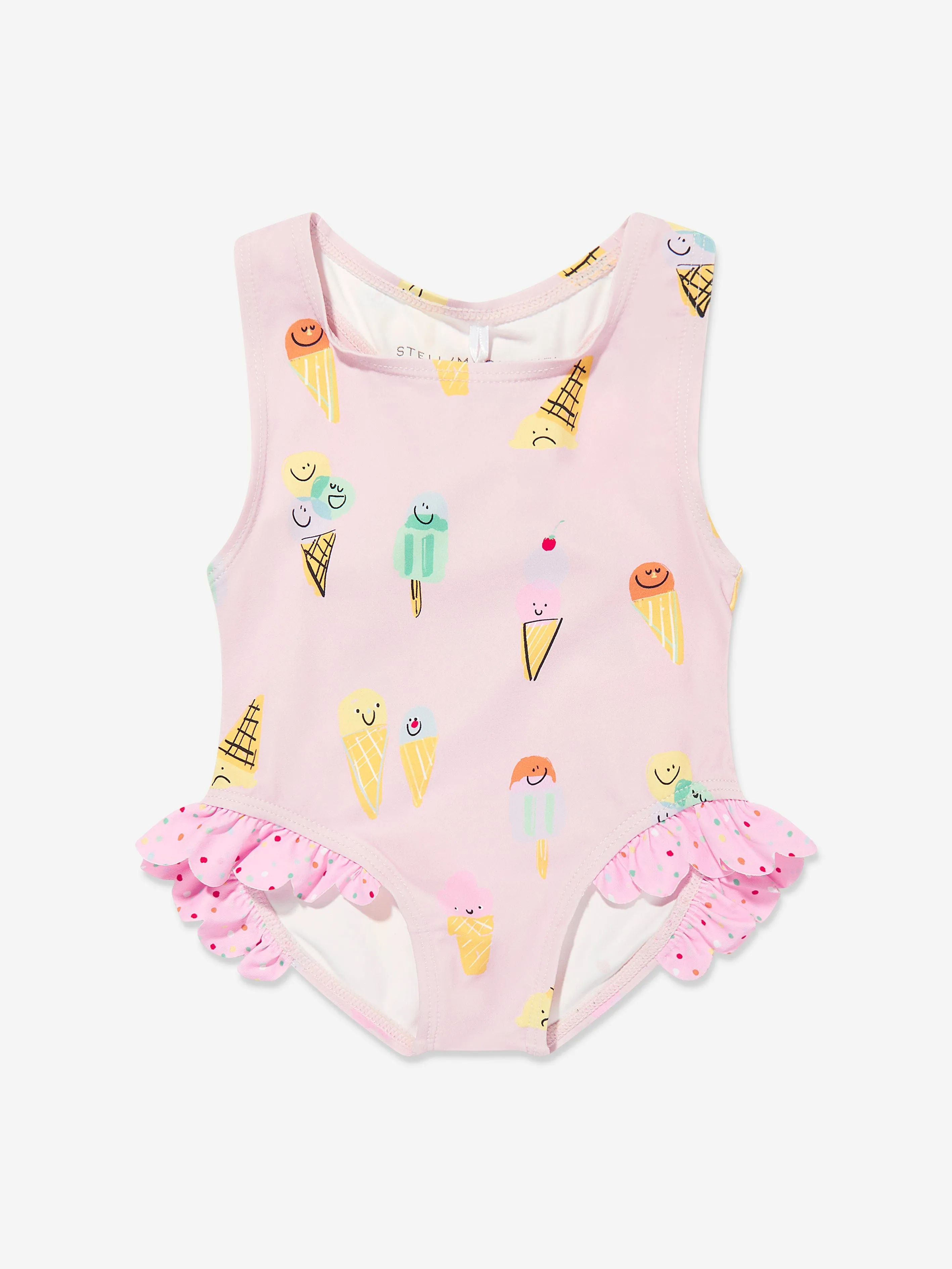 Baby Girls Ice Cream Swimsuit in Pink