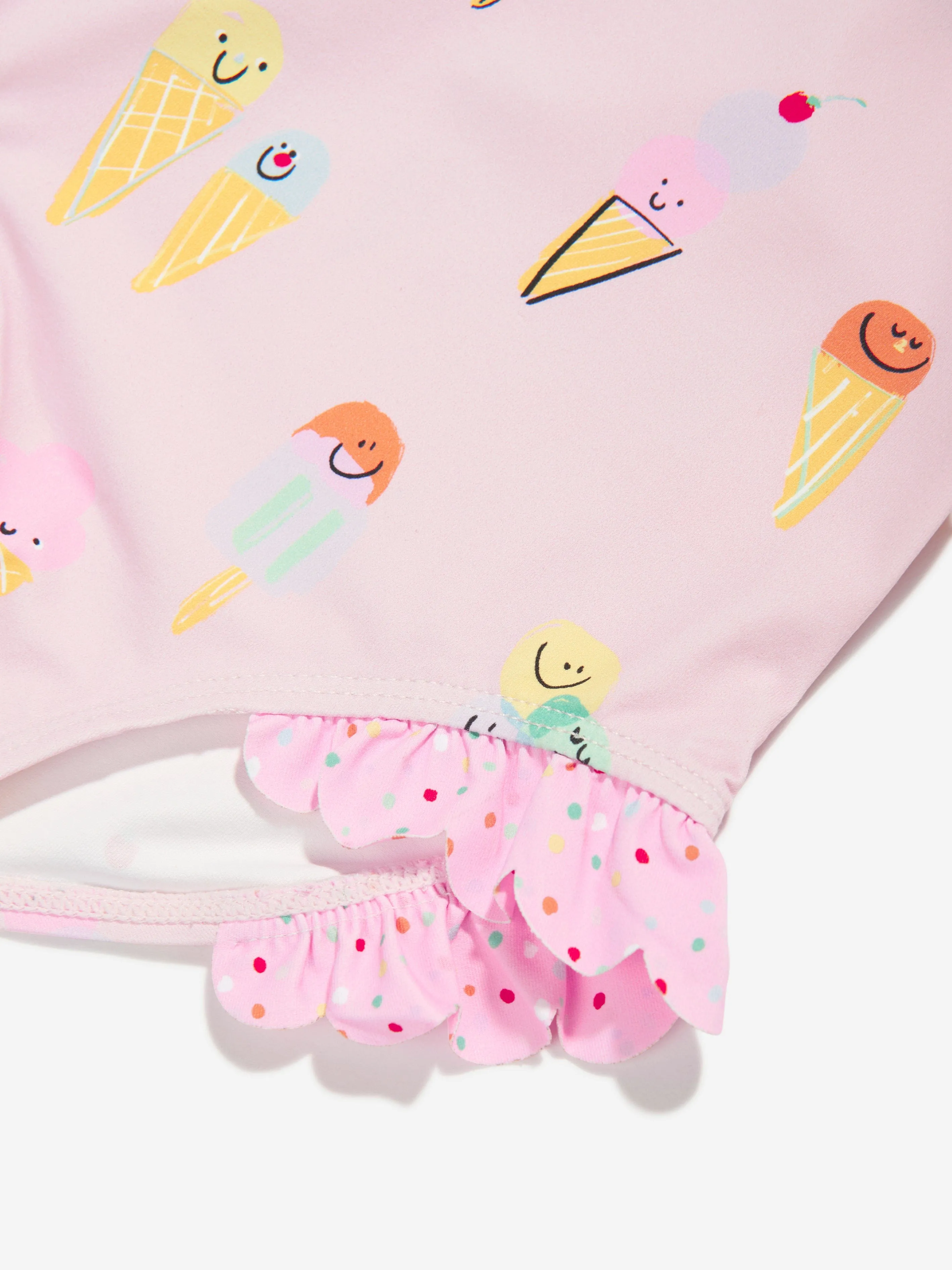 Baby Girls Ice Cream Swimsuit in Pink