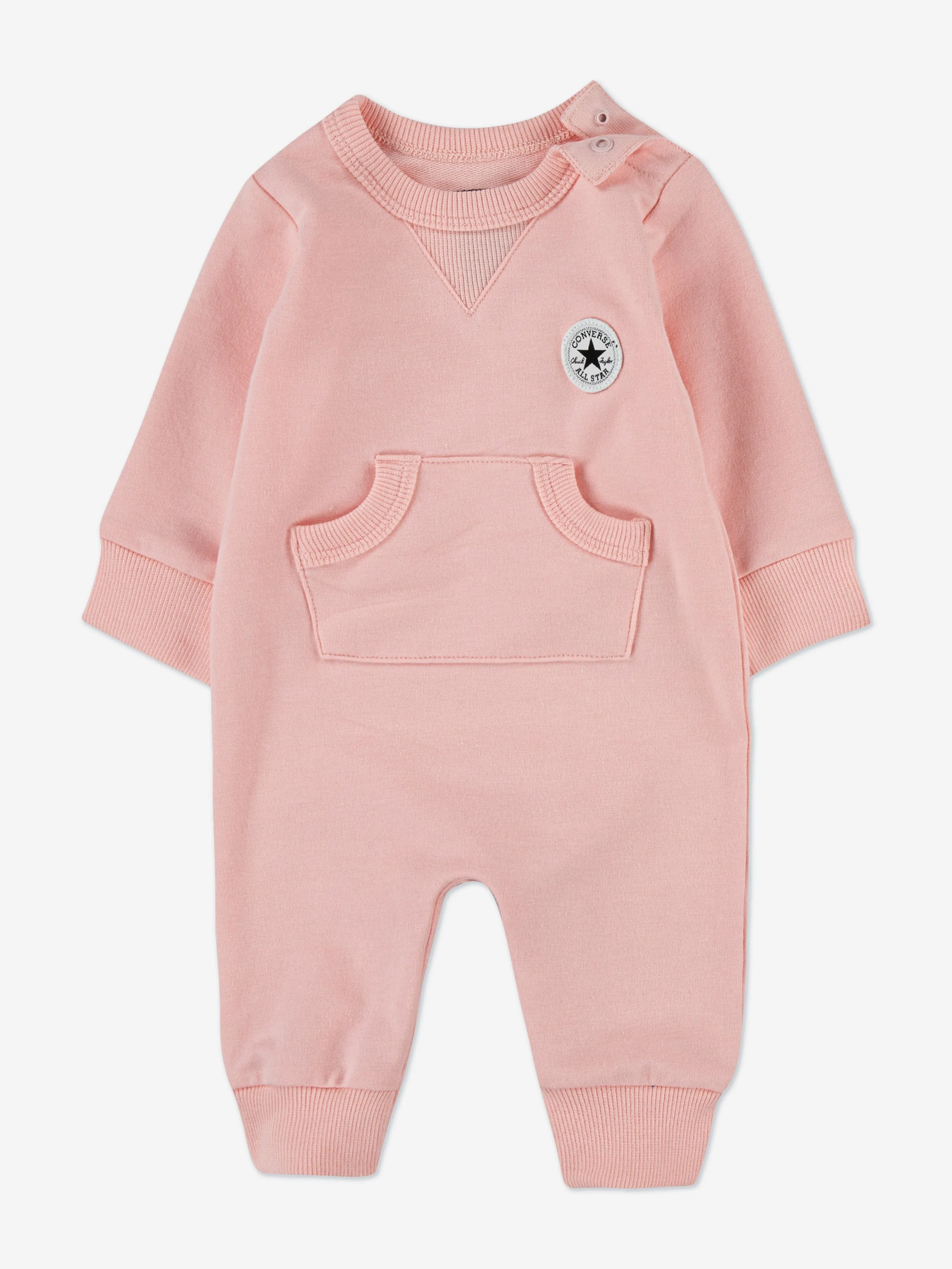 Baby Girls Lil Chuck Romper Set in Pink