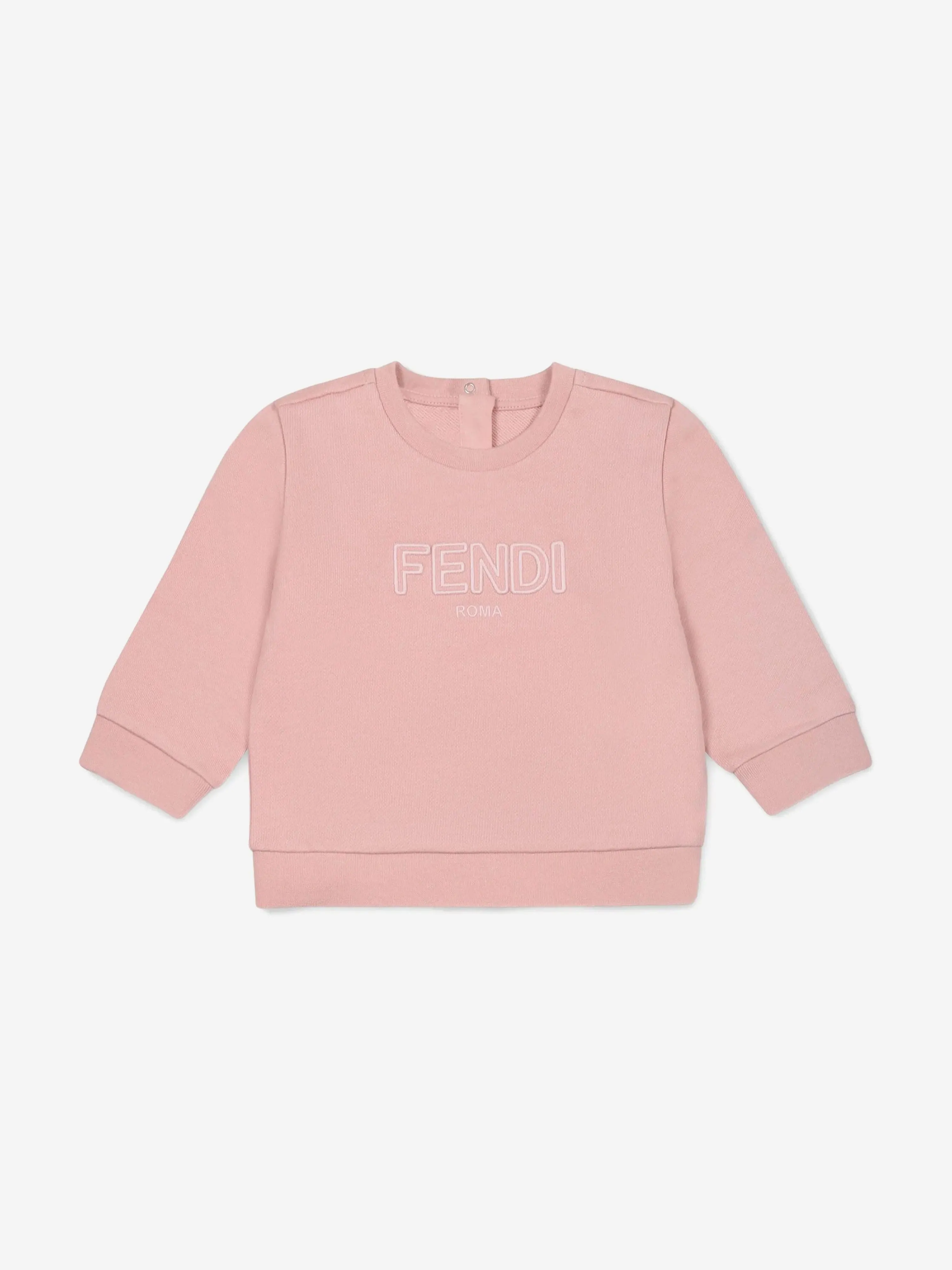 Baby Girls Logo Sweatshirt in Pink