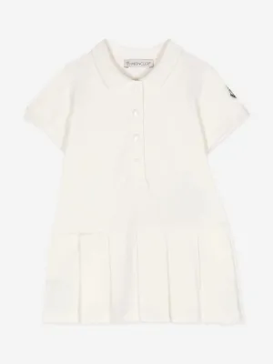 Baby Girls Polo Dress in Ivory