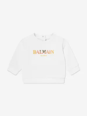 Baby Logo Sweathshirt in White