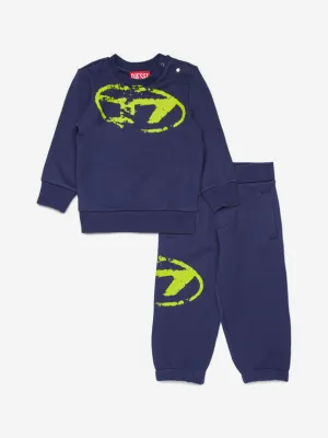 Baby Oval D Tracksuit in Navy
