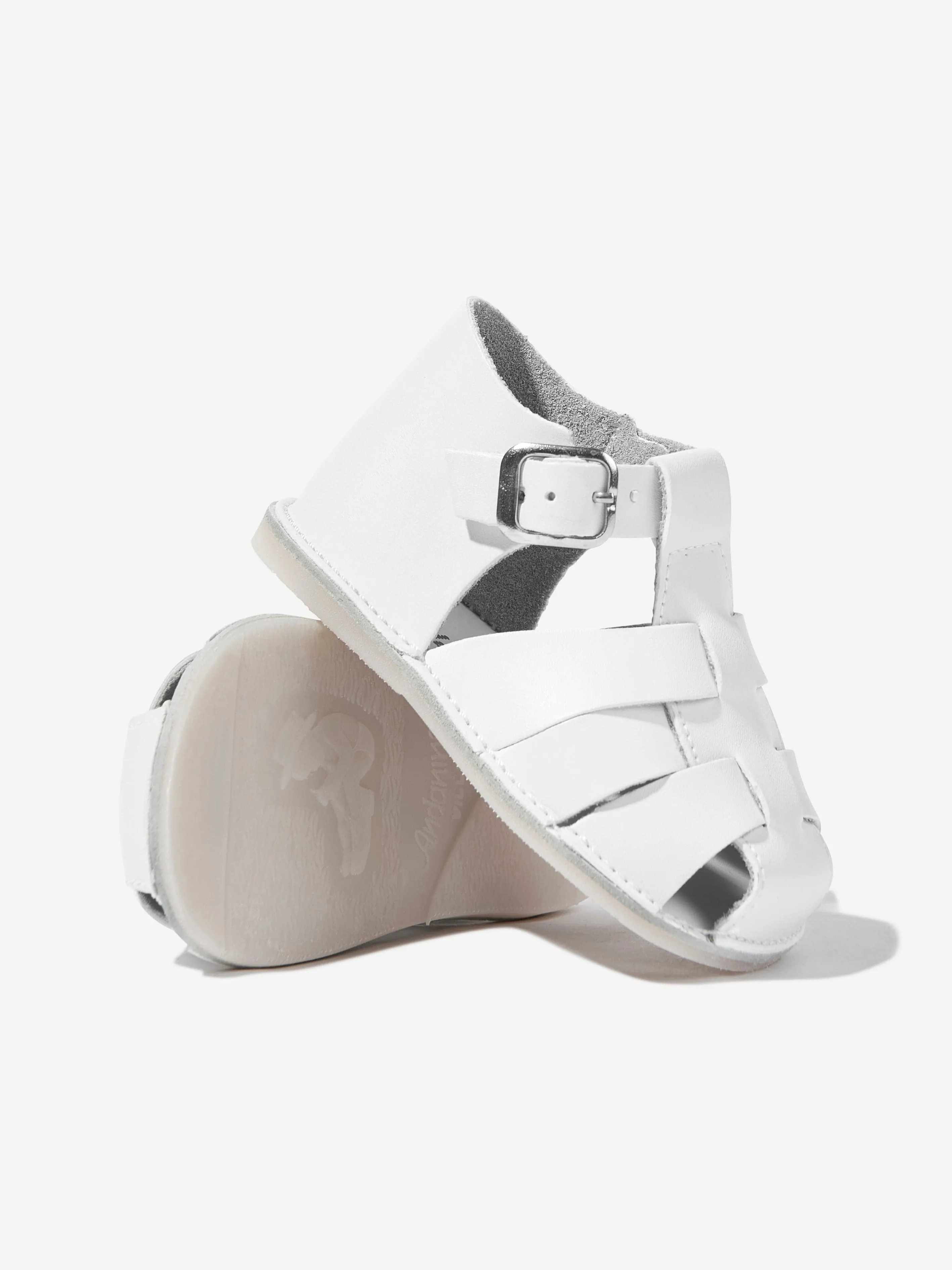 Baby Pre-Walker Sandals in White