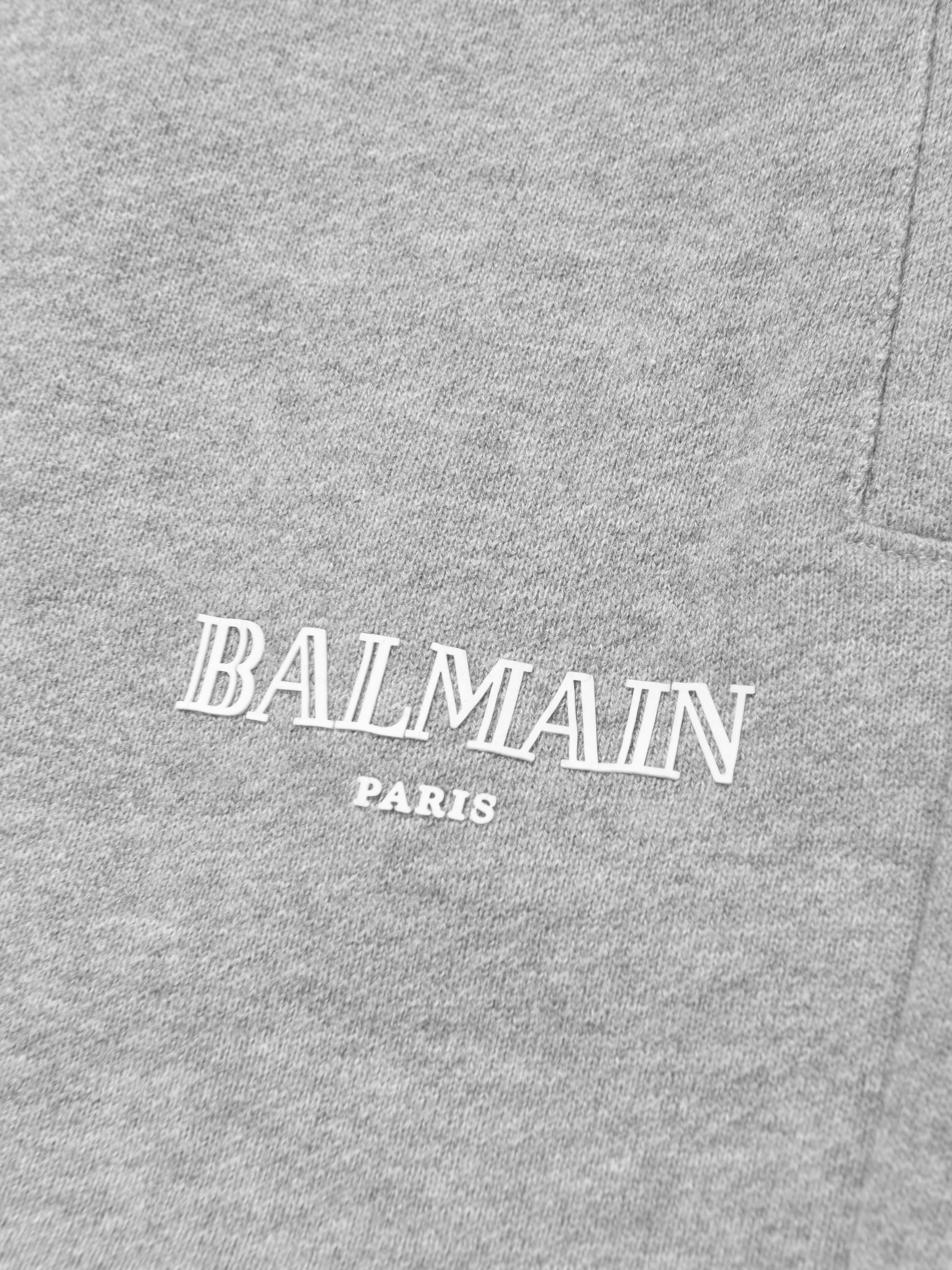 Balmain Boys Logo Joggers in Grey
