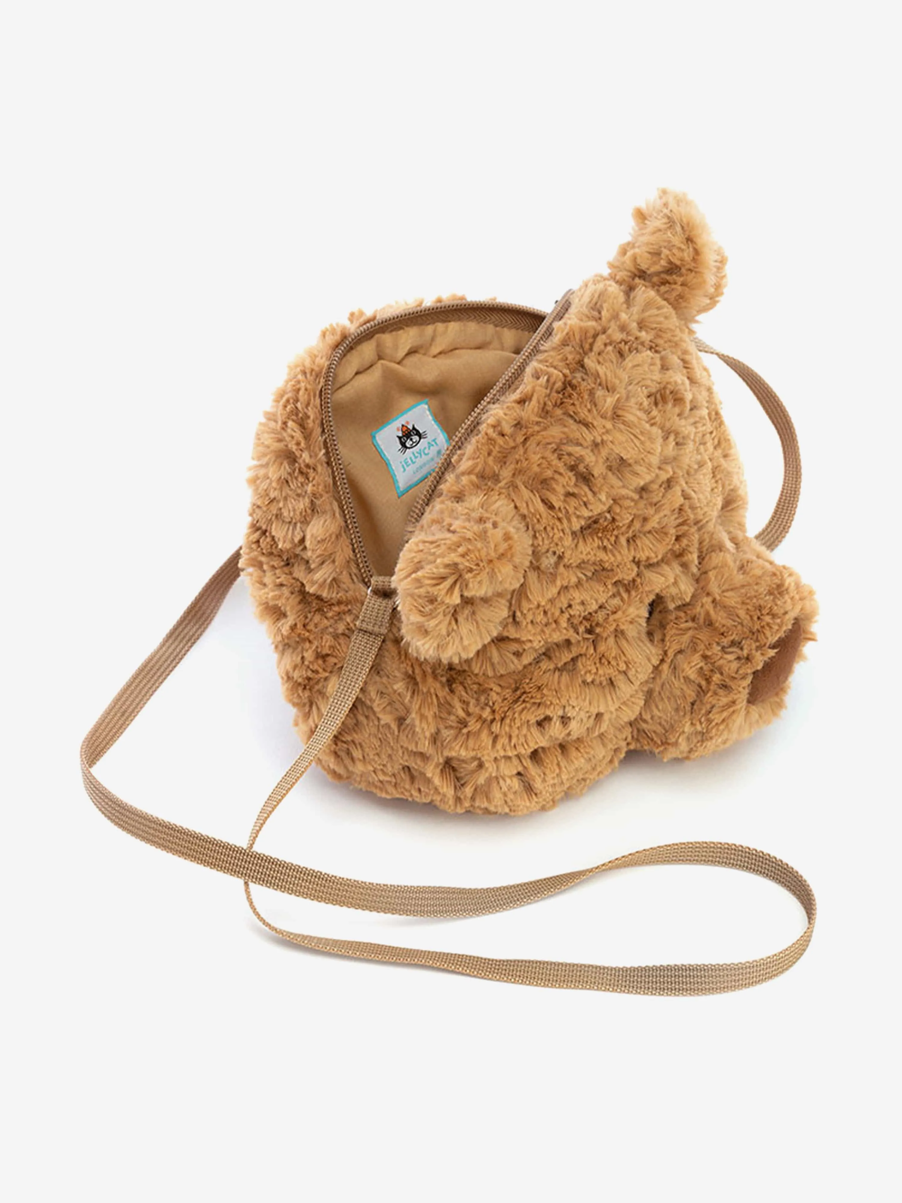 Bartholomew Bear Bag in Beige (18cm)